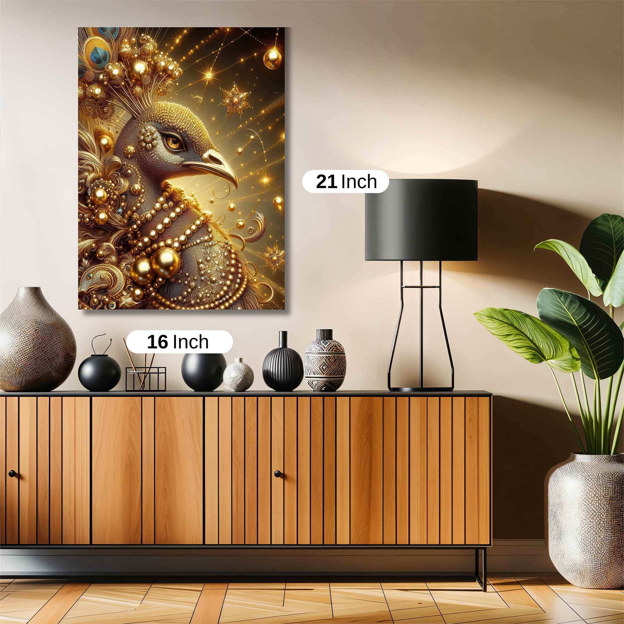 Peacock Opulence Safe Wall Magnetic / M