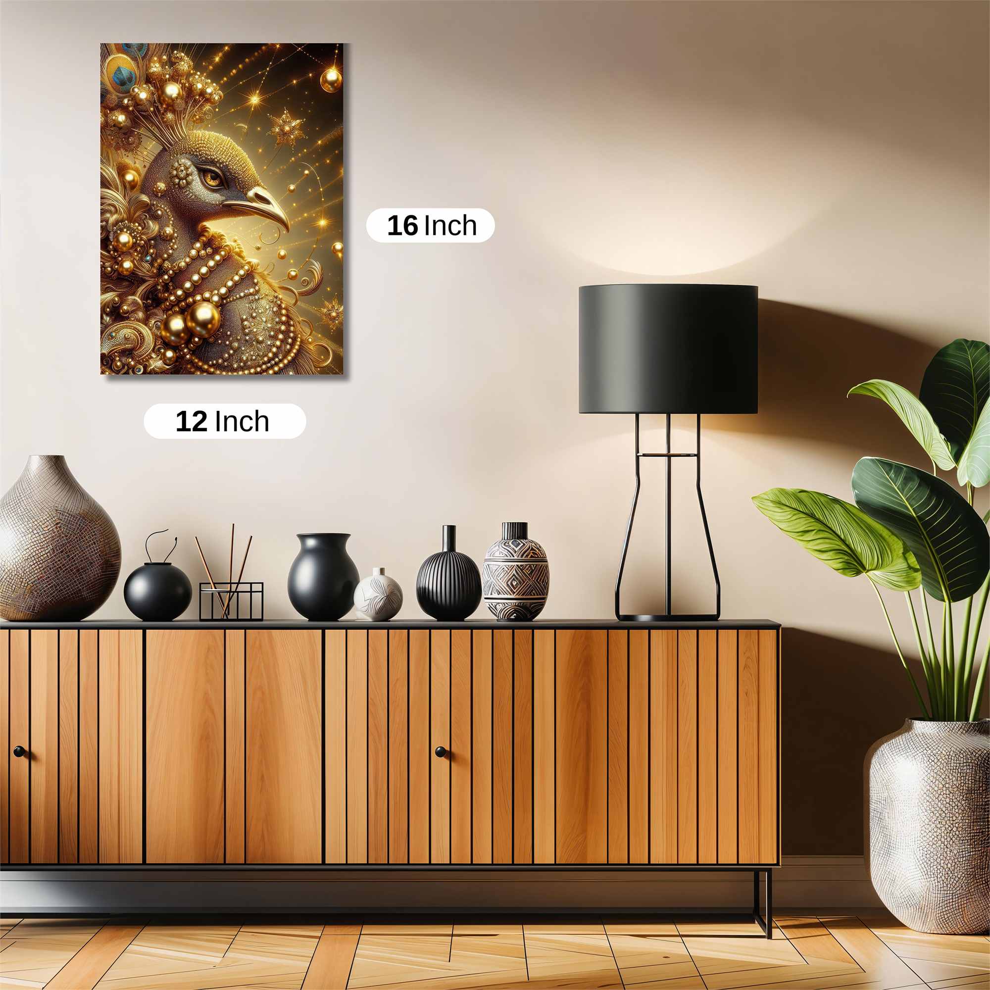 Peacock Opulence Safe Wall Magnetic / M