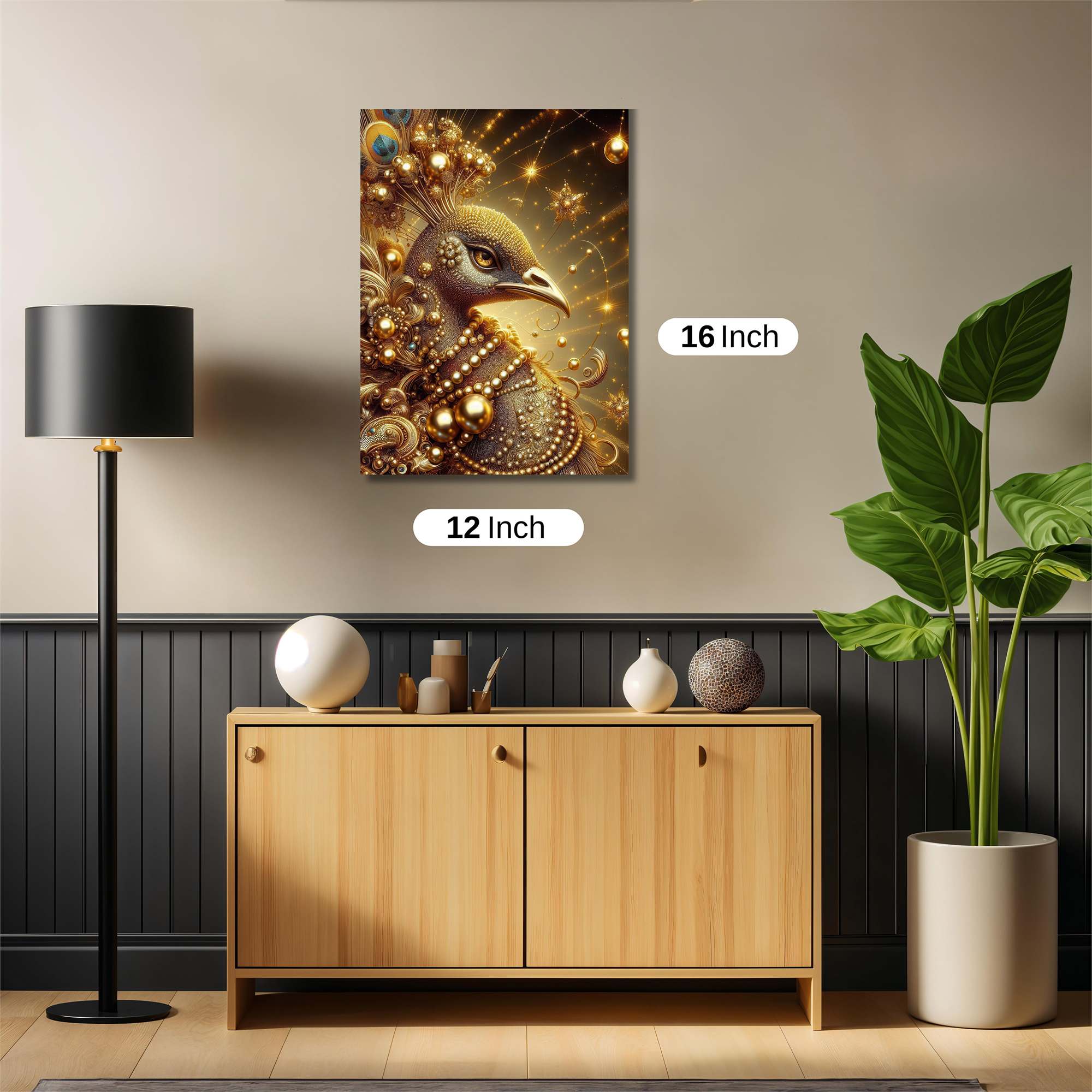 Peacock Opulence Safe Wall Magnetic / M
