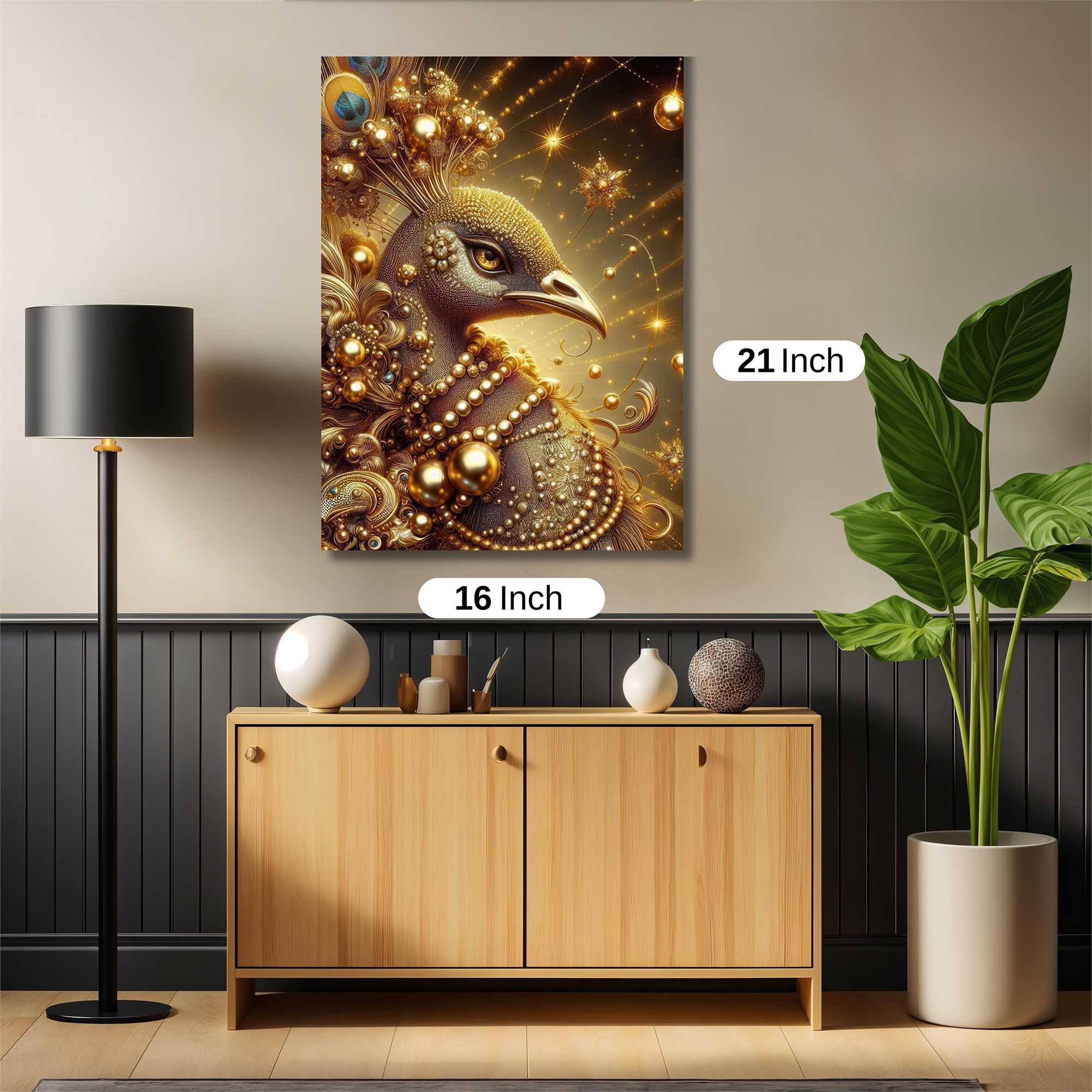 Peacock Opulence Safe Wall Magnetic / M