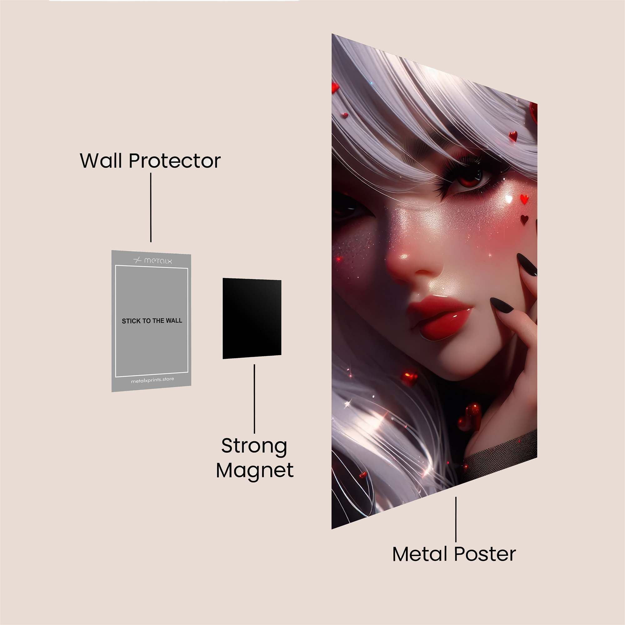 Love Enigma Safe Wall Magnetic / M