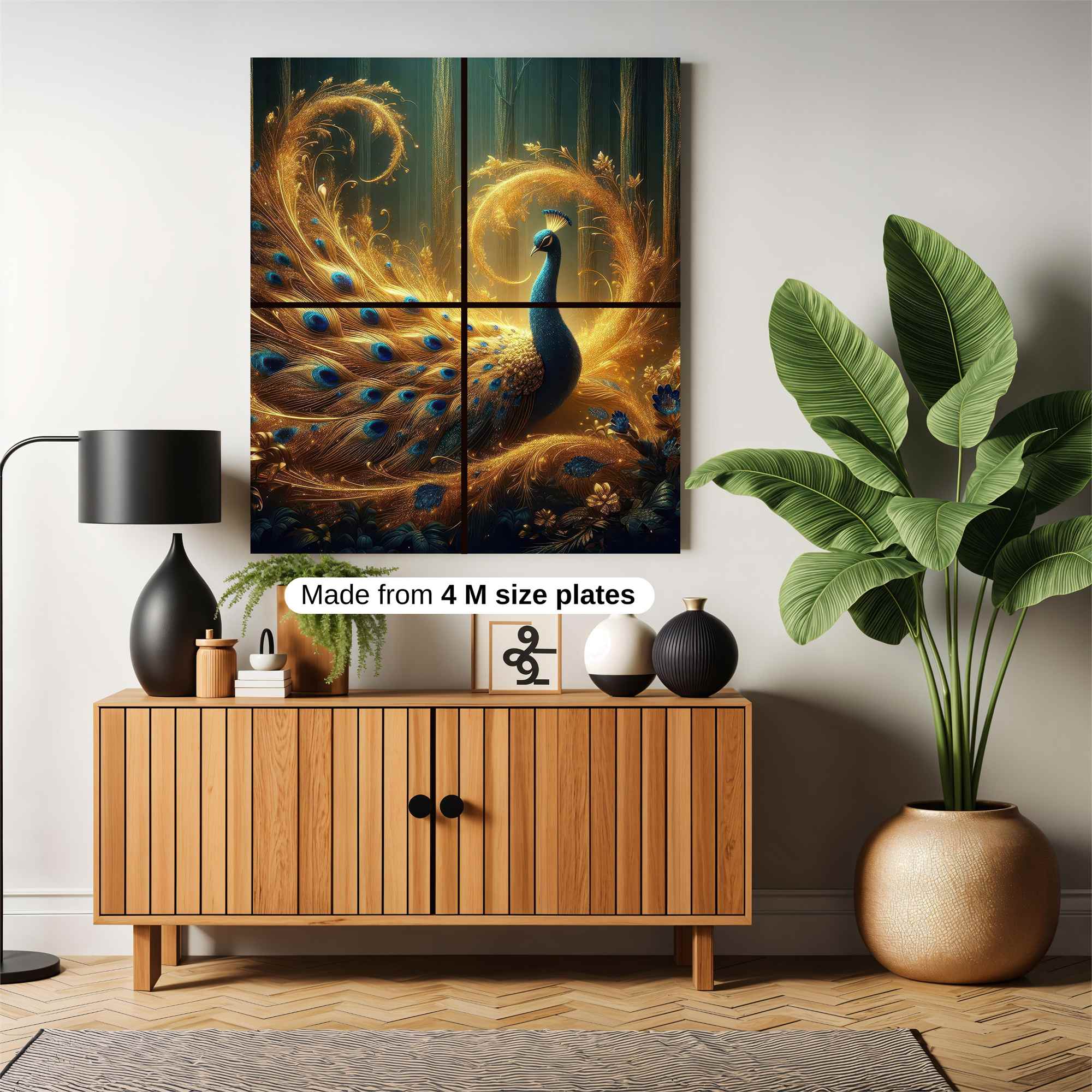 Peacock Radiance Safe Wall Magnetic / M