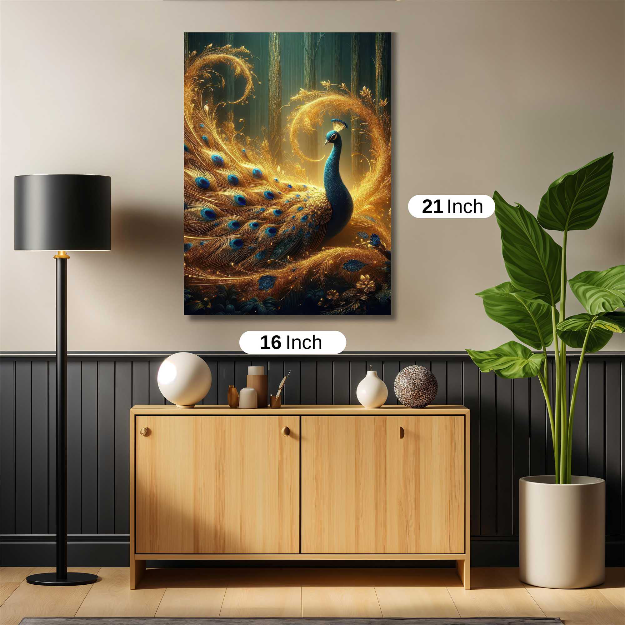Peacock Radiance Safe Wall Magnetic / M
