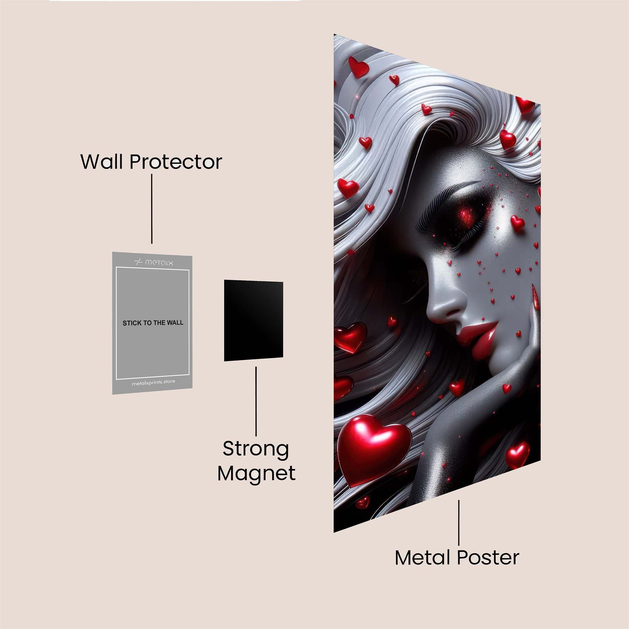 Love Enigma Safe Wall Magnetic / M