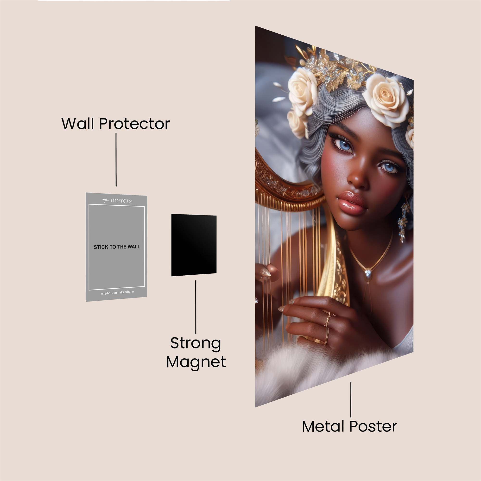 Mystic Elegance Safe Wall Magnetic / M