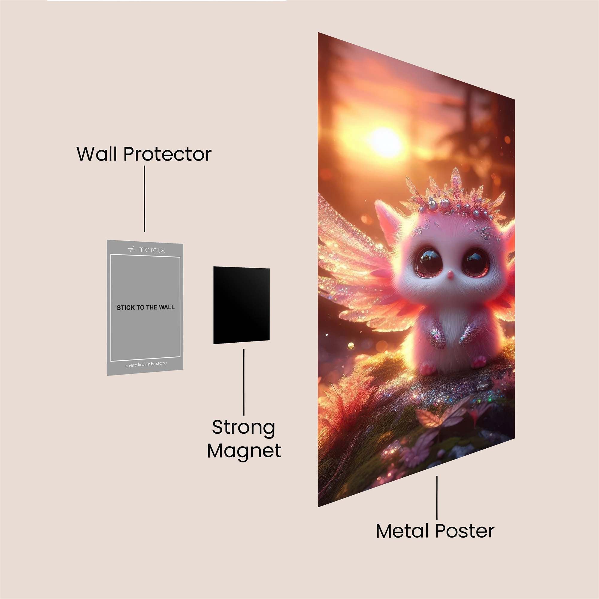 Fairy Serenity Safe Wall Magnetic / M