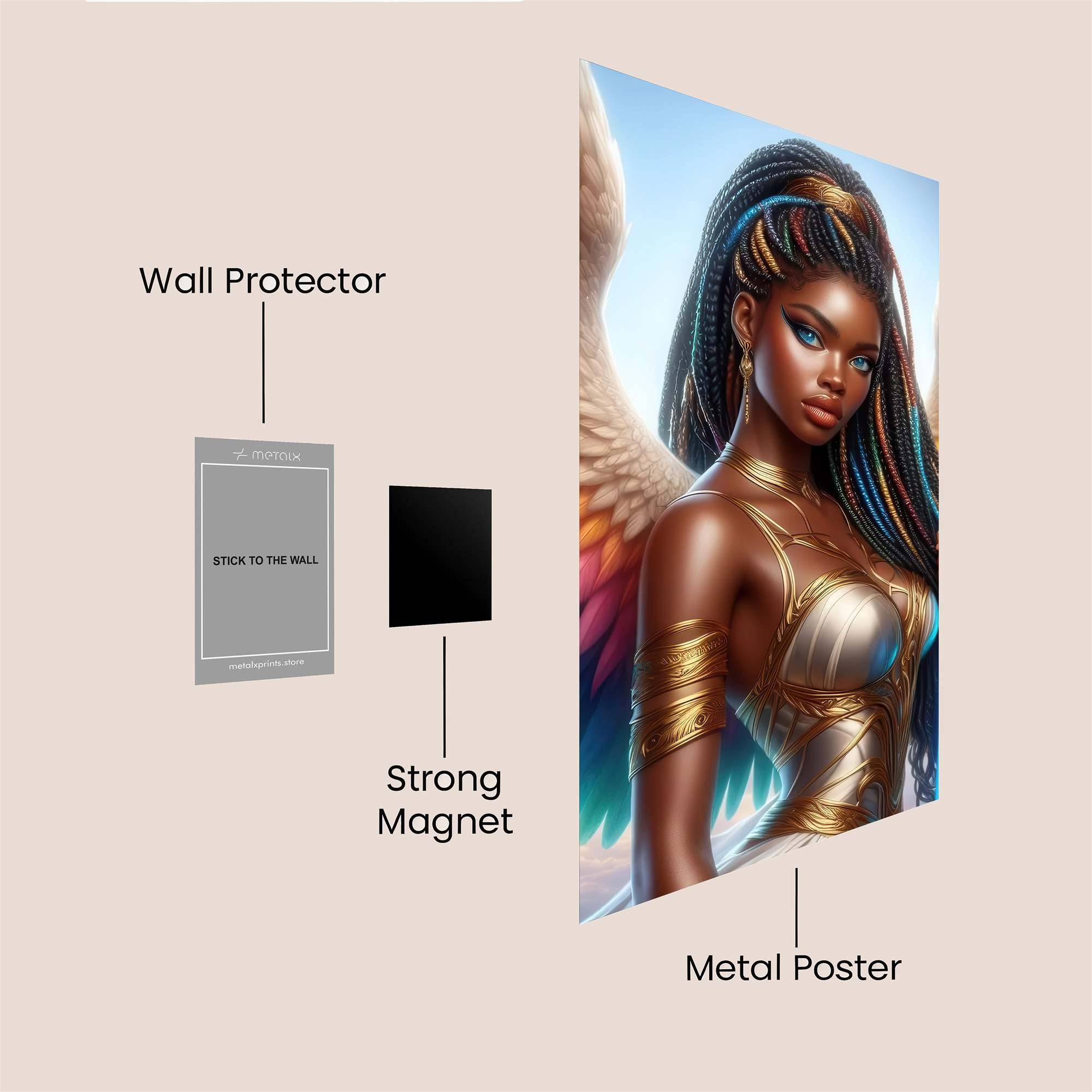 Angel Radiant Safe Wall Magnetic / M