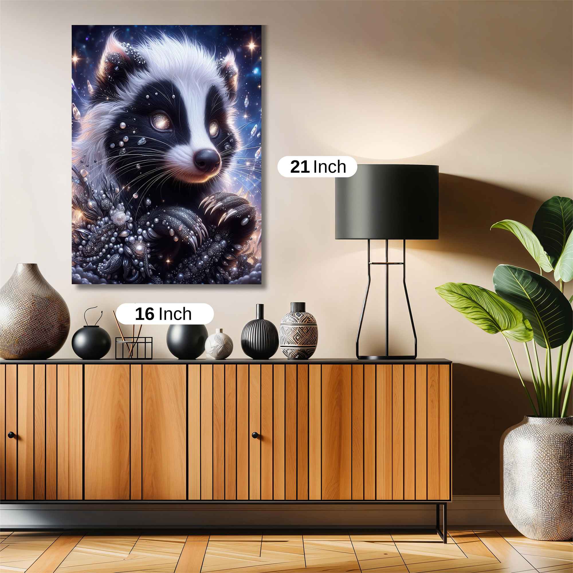 Cosmic Raccoon Safe Wall Magnetic / M