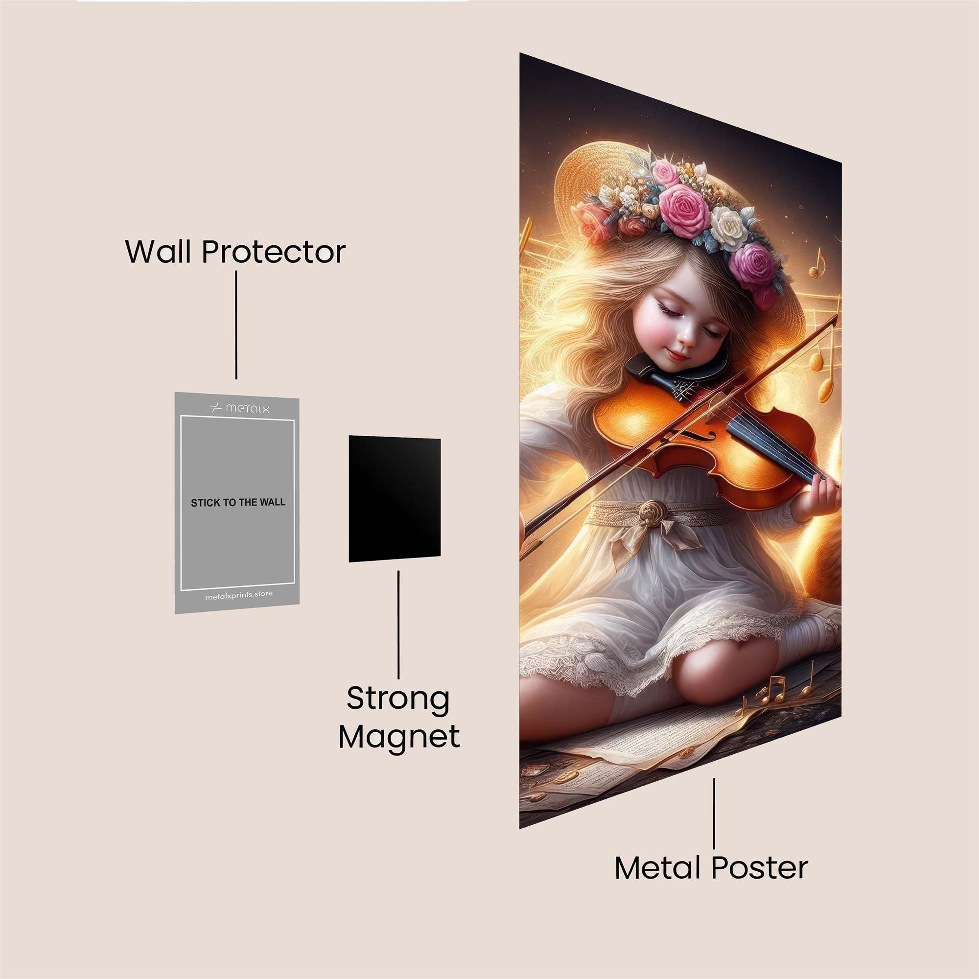 Melody Enchantment Safe Wall Magnetic / M