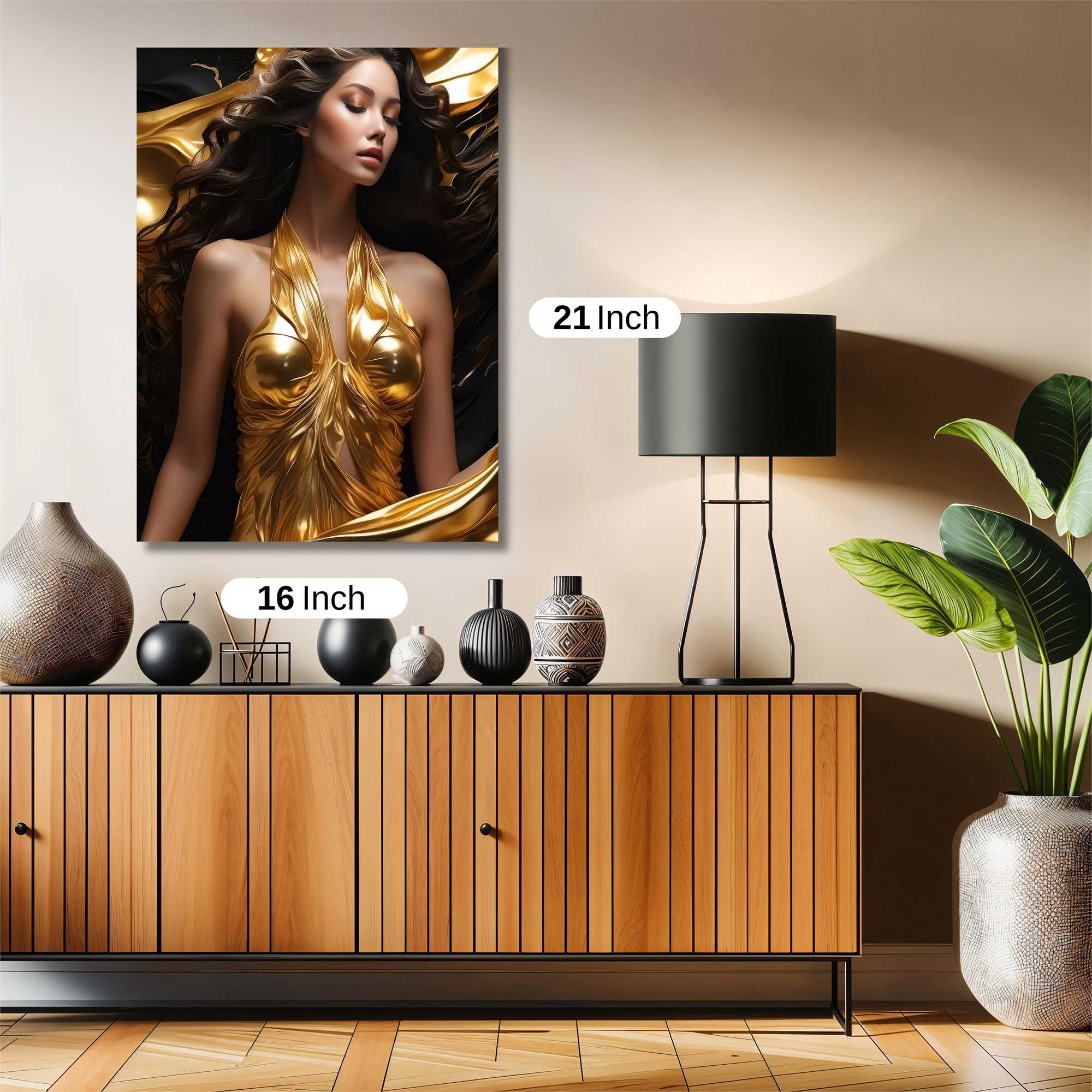 Golden Elegance Safe Wall Magnetic / M