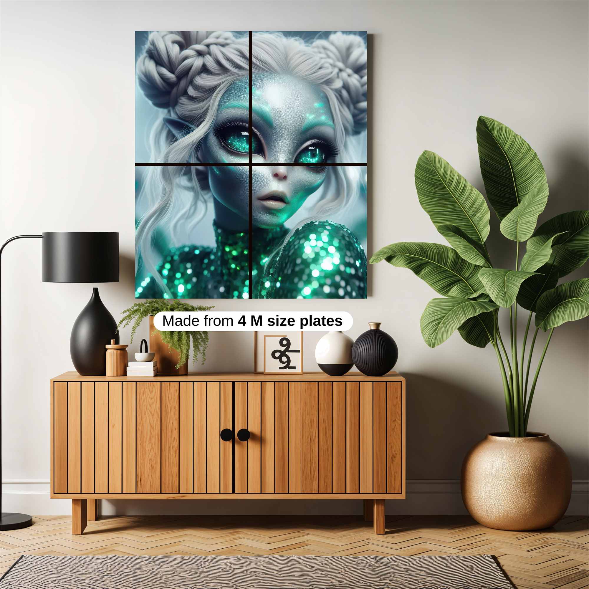 Alien Enigma Safe Wall Magnetic / M