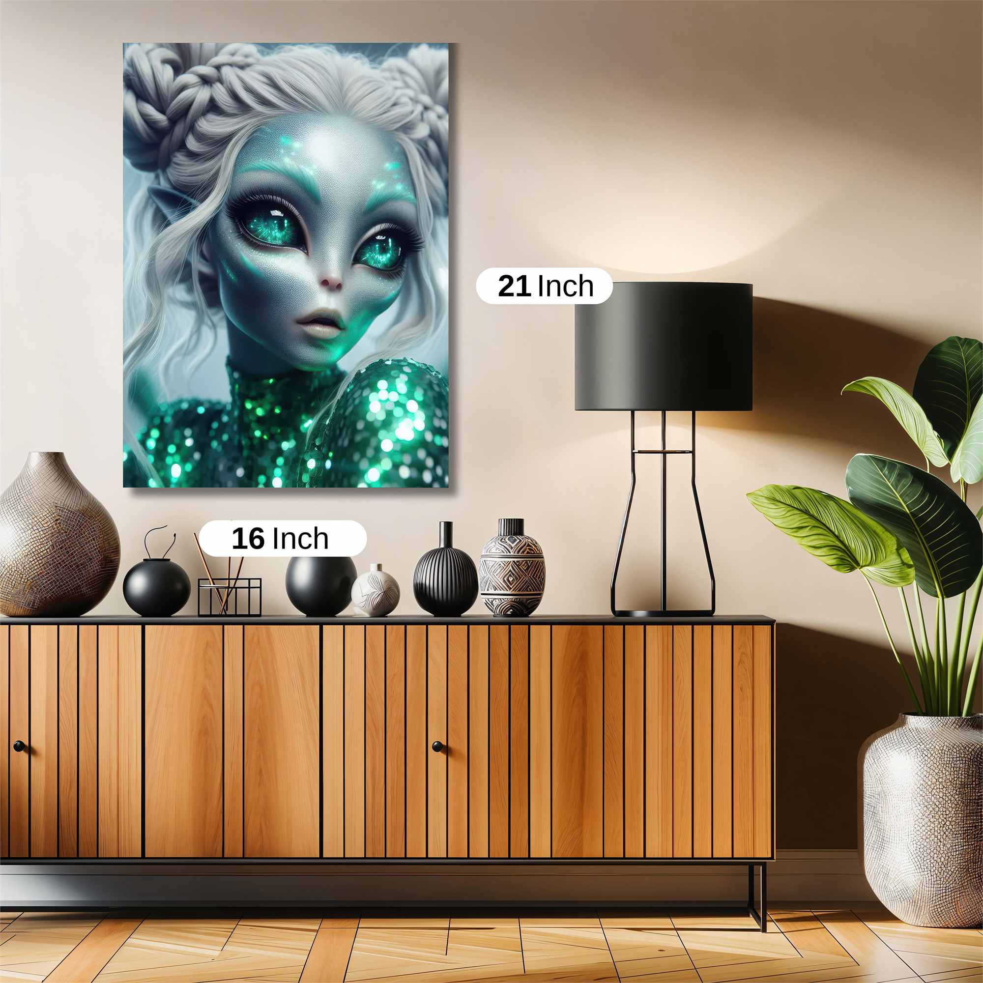 Alien Enigma Safe Wall Magnetic / M