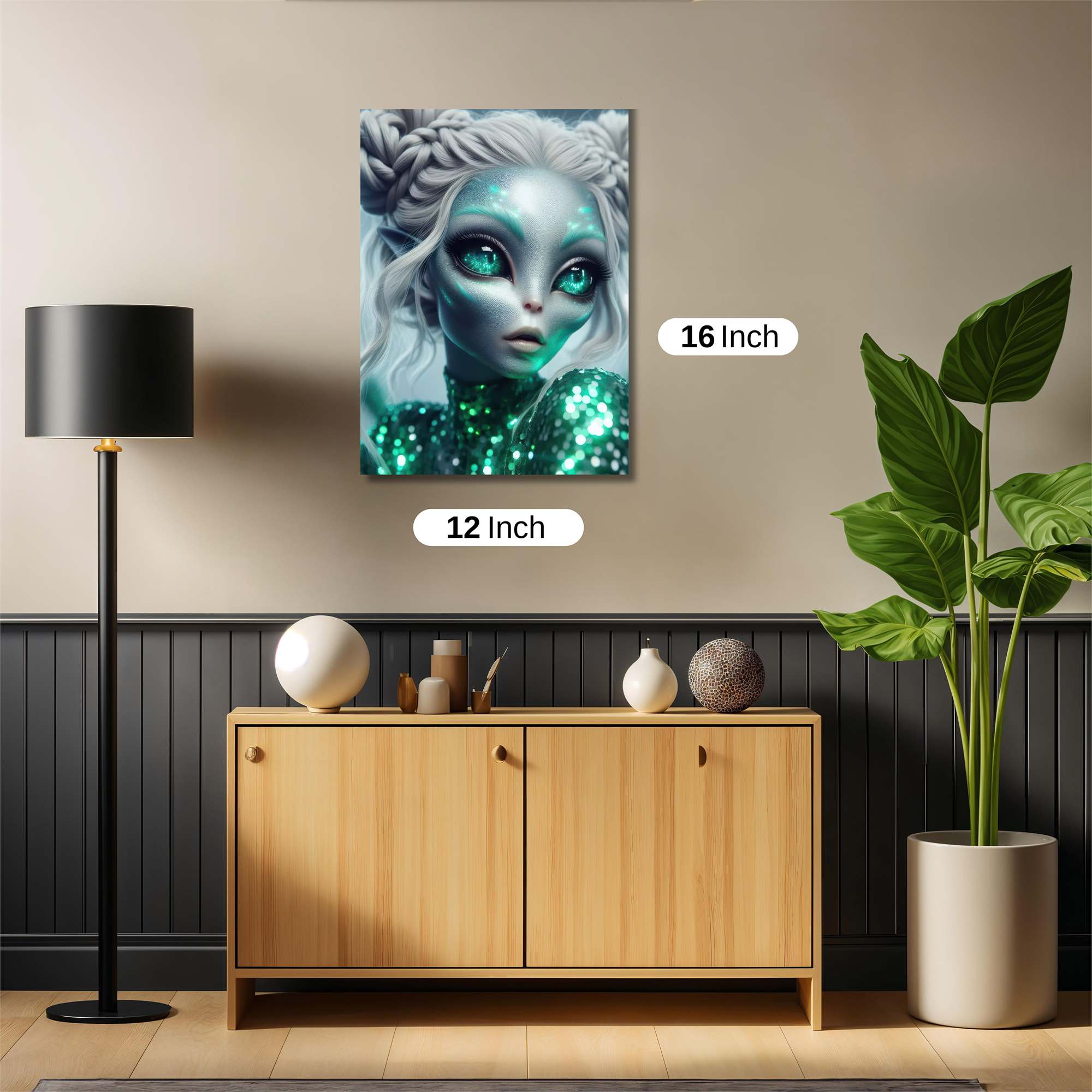 Alien Enigma Safe Wall Magnetic / M