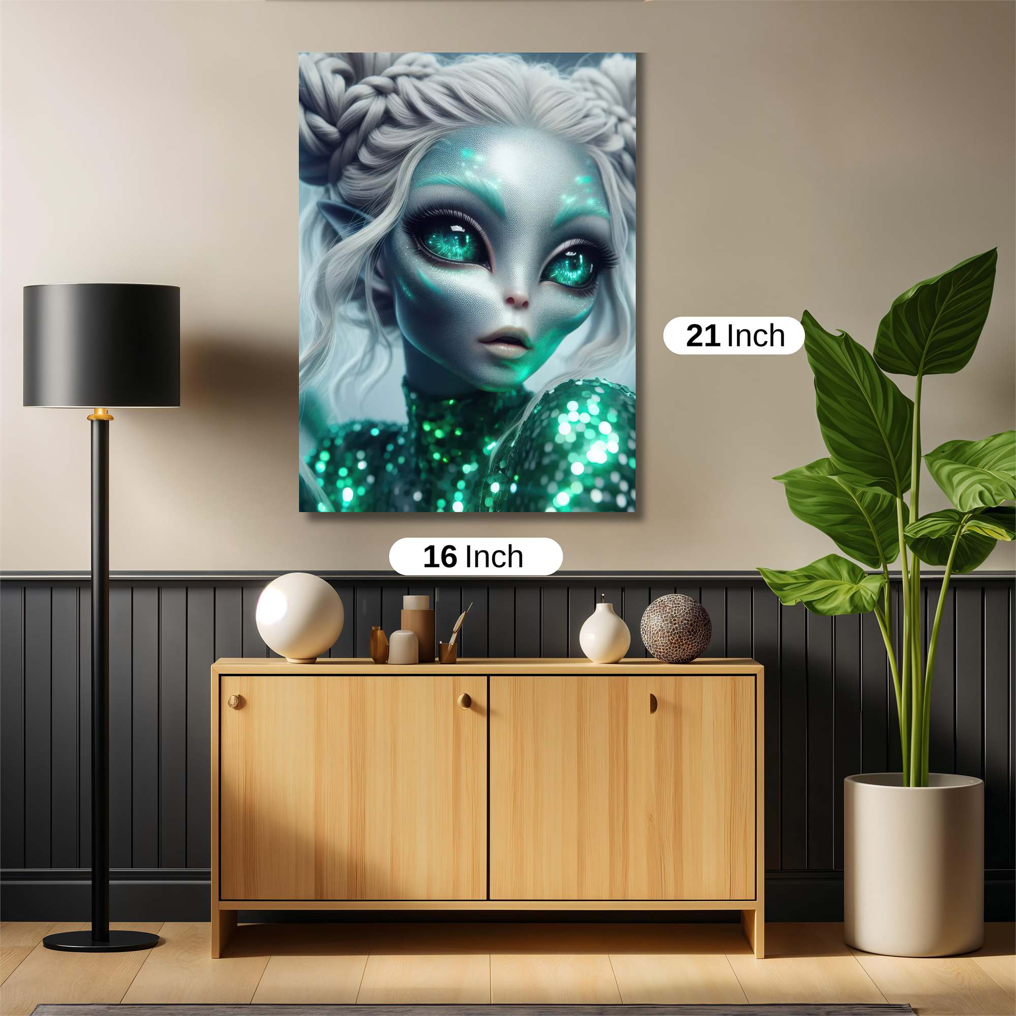 Alien Enigma Safe Wall Magnetic / M