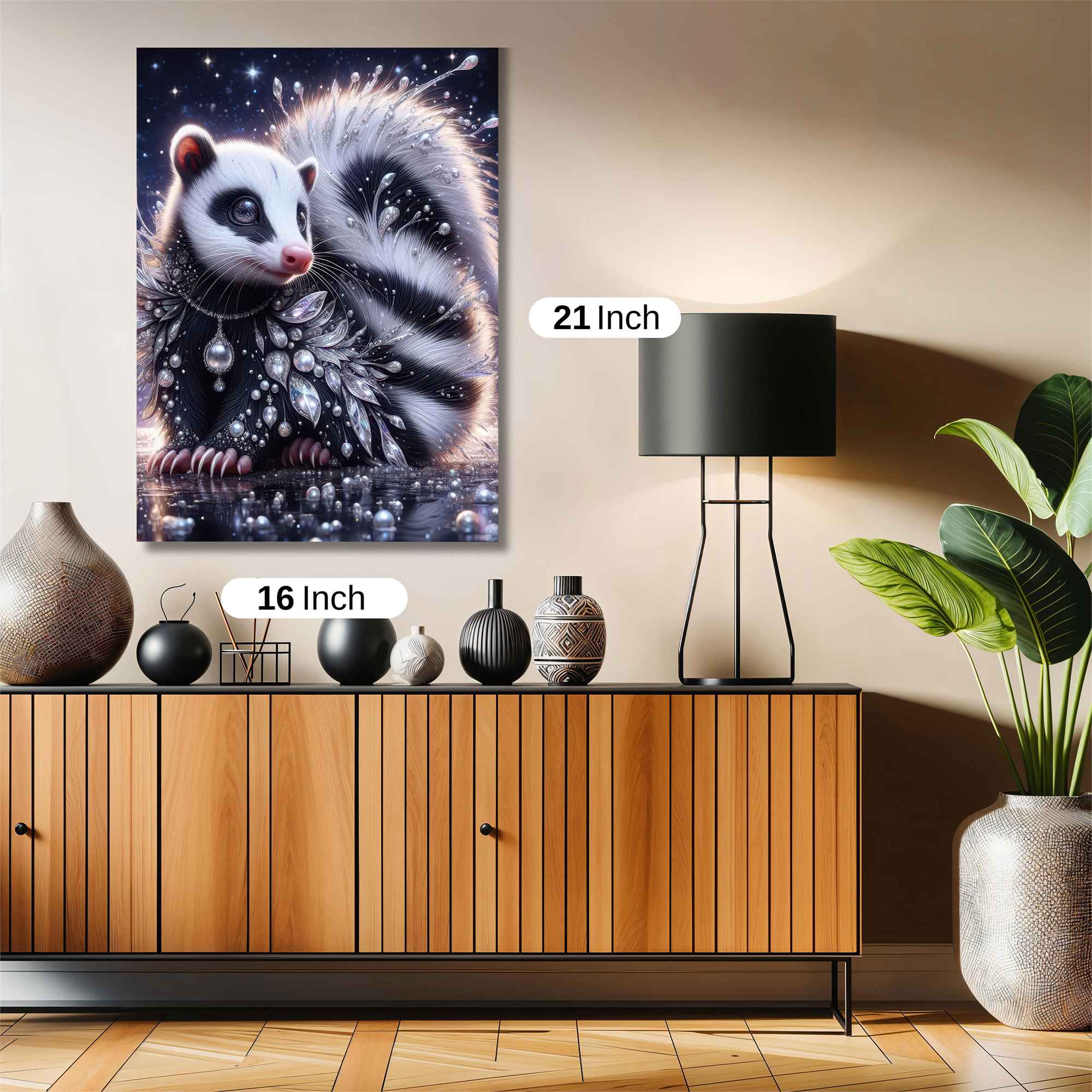 Jeweled Whimsy Safe Wall Magnetic / M