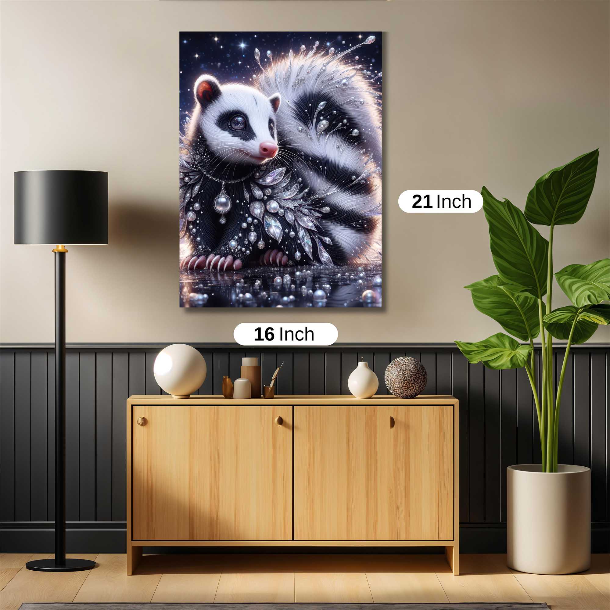 Jeweled Whimsy Safe Wall Magnetic / M