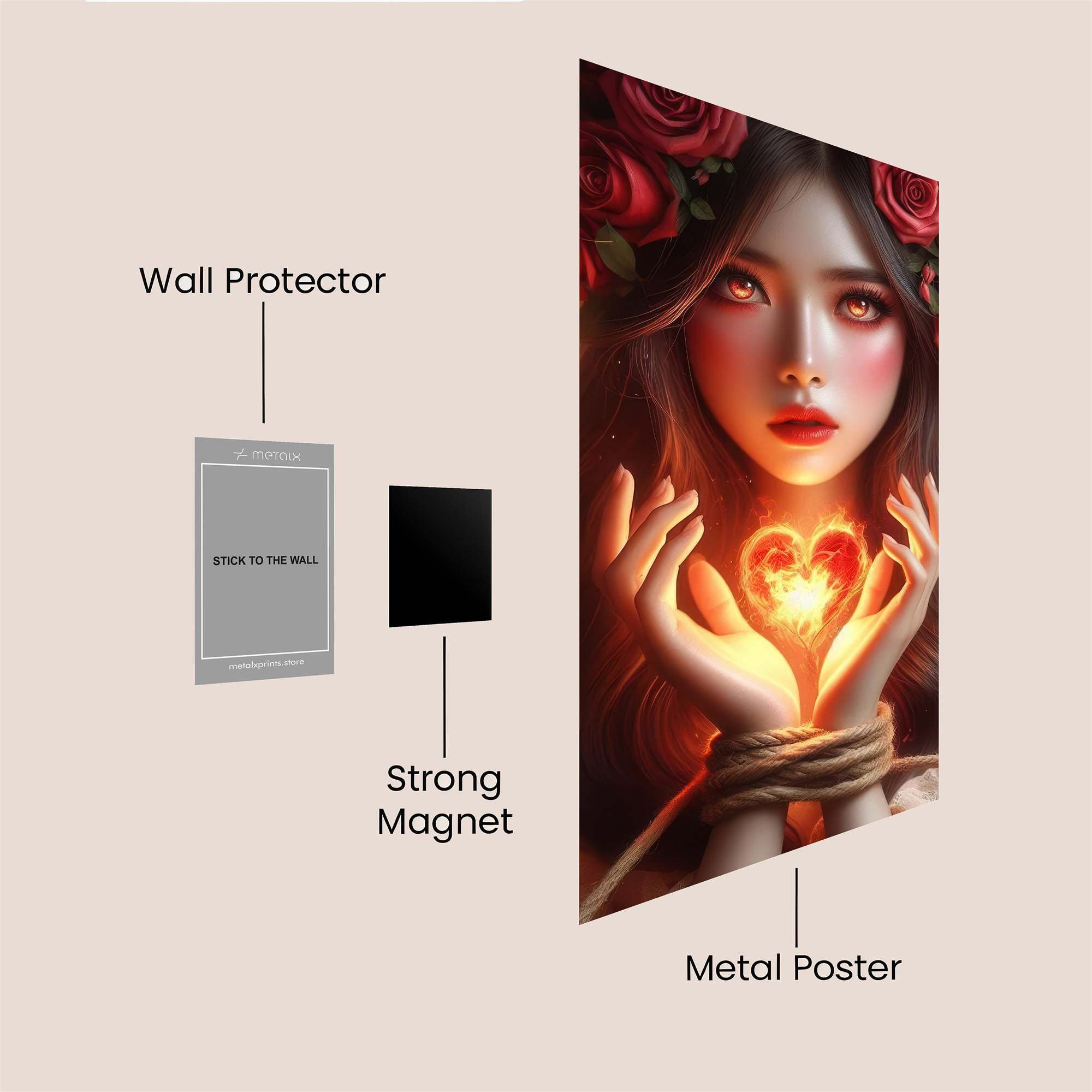 Rosebound Passion Safe Wall Magnetic / M
