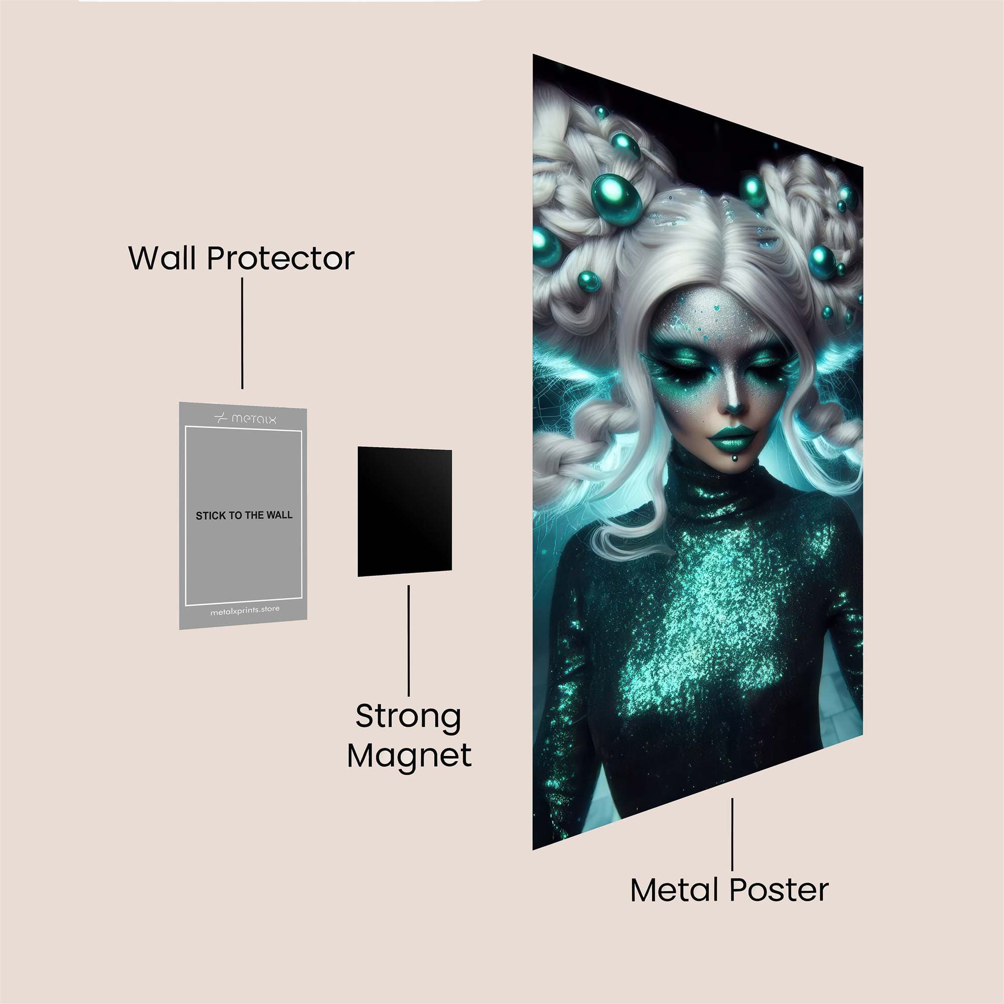 Cosmic Enchantress Safe Wall Magnetic / M