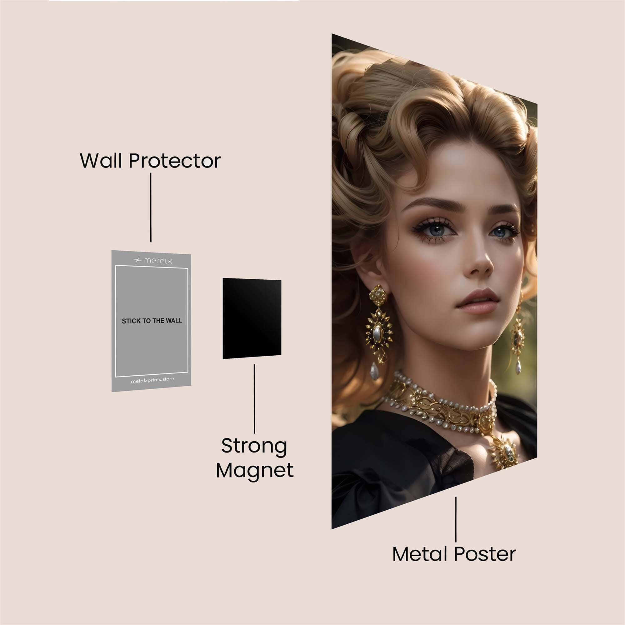 Regal Elegance Safe Wall Magnetic / M