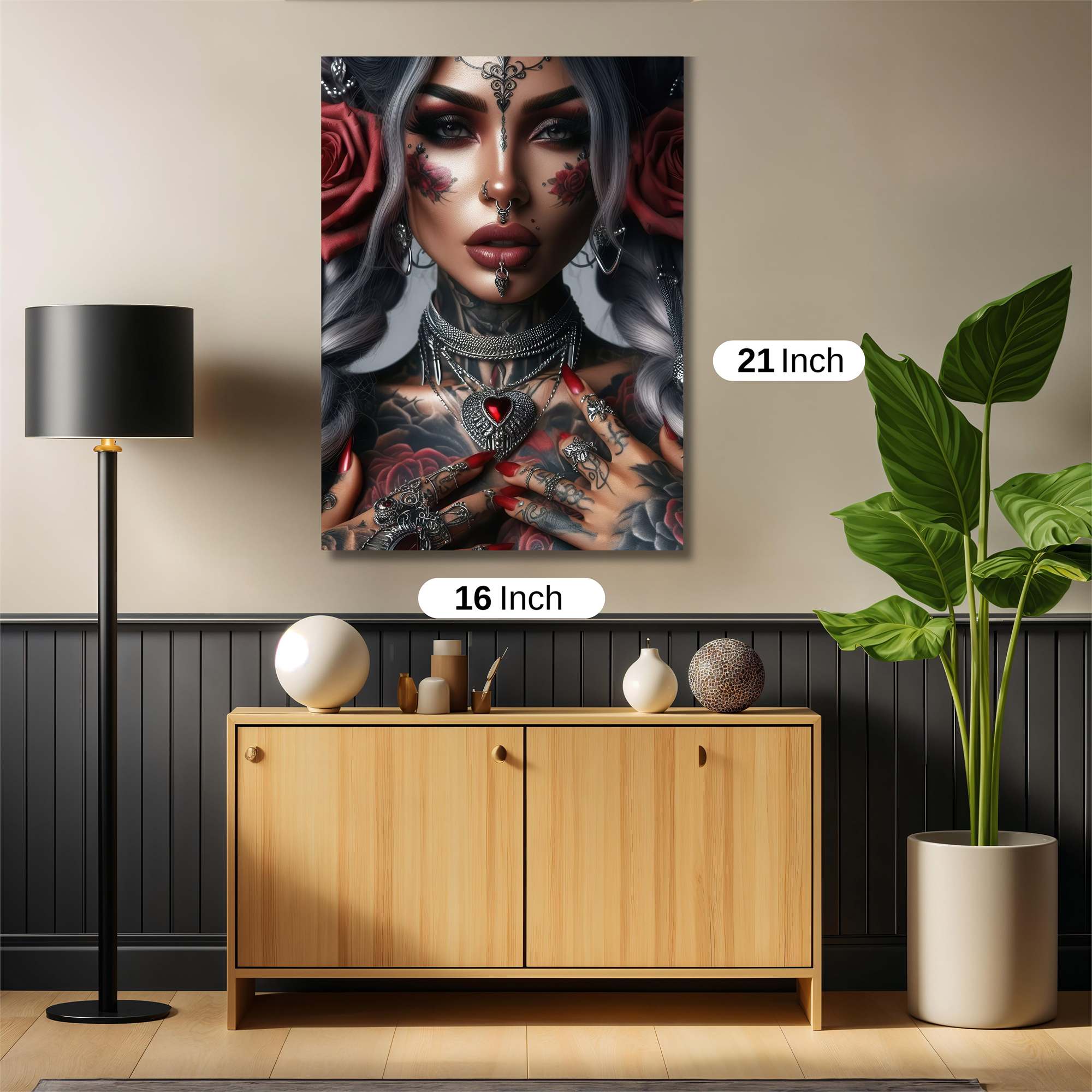 Gothic Enigma Safe Wall Magnetic / M