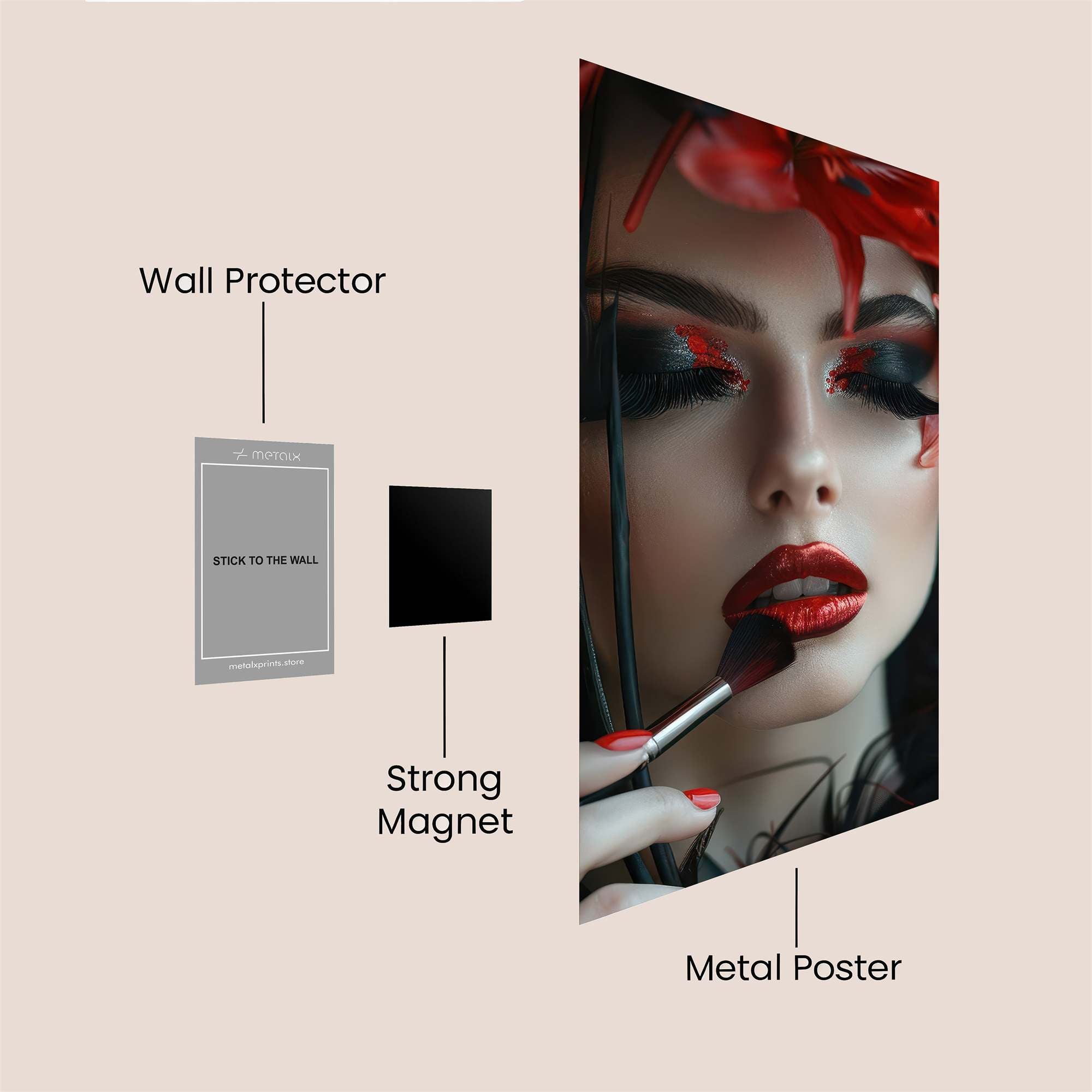 Flower Enigma Safe Wall Magnetic / M