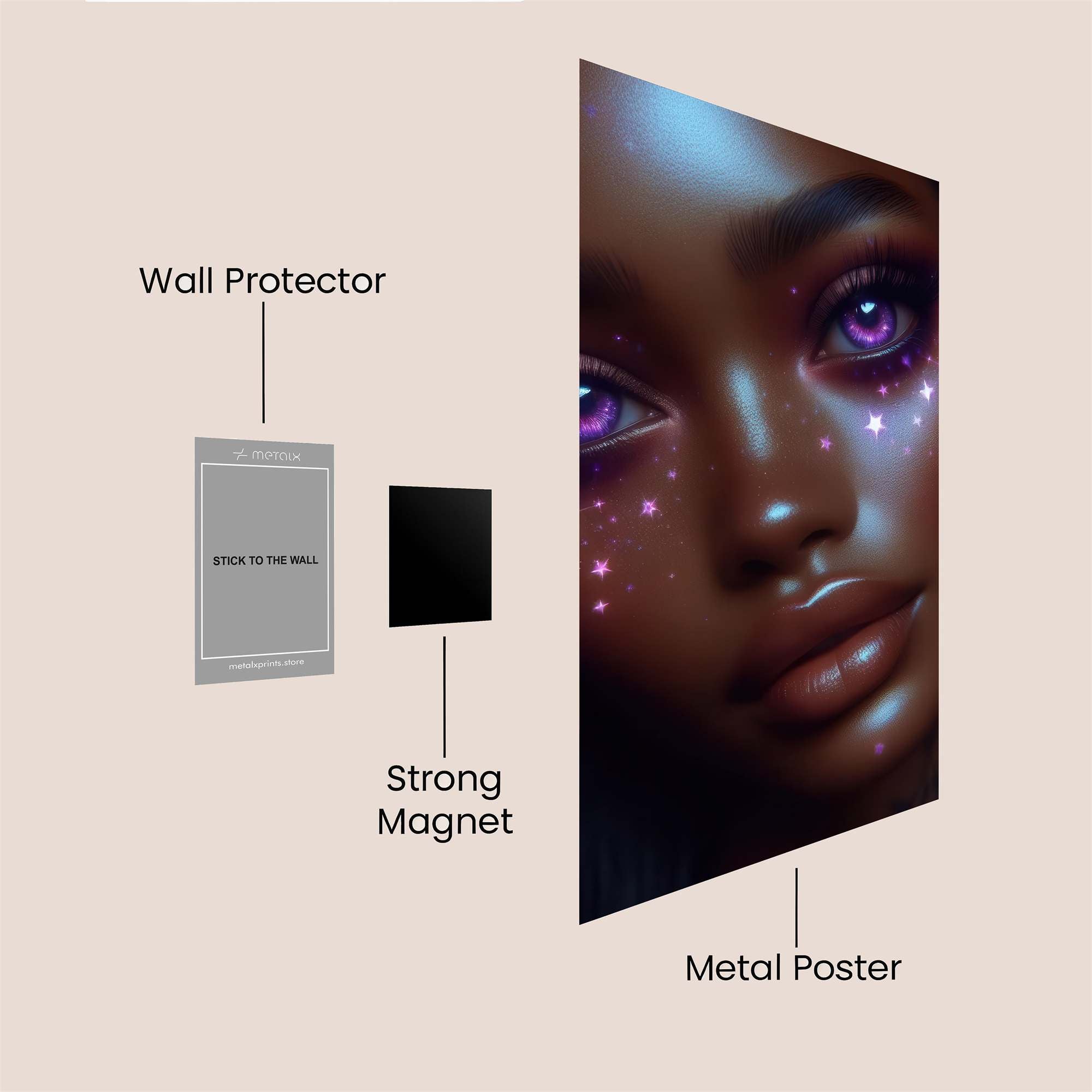 Stardust Enigma Safe Wall Magnetic / M