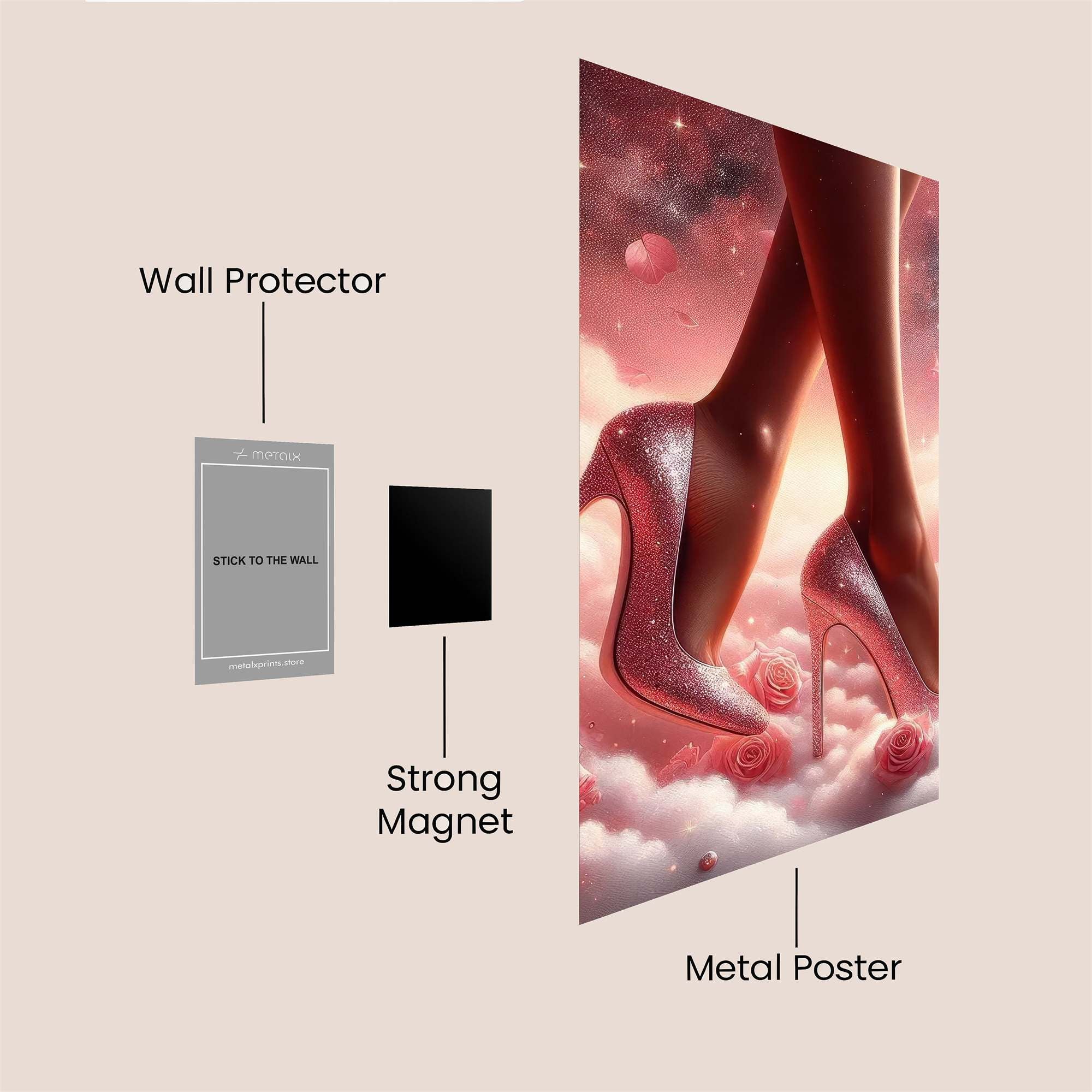 Stardust Elegance Safe Wall Magnetic / M