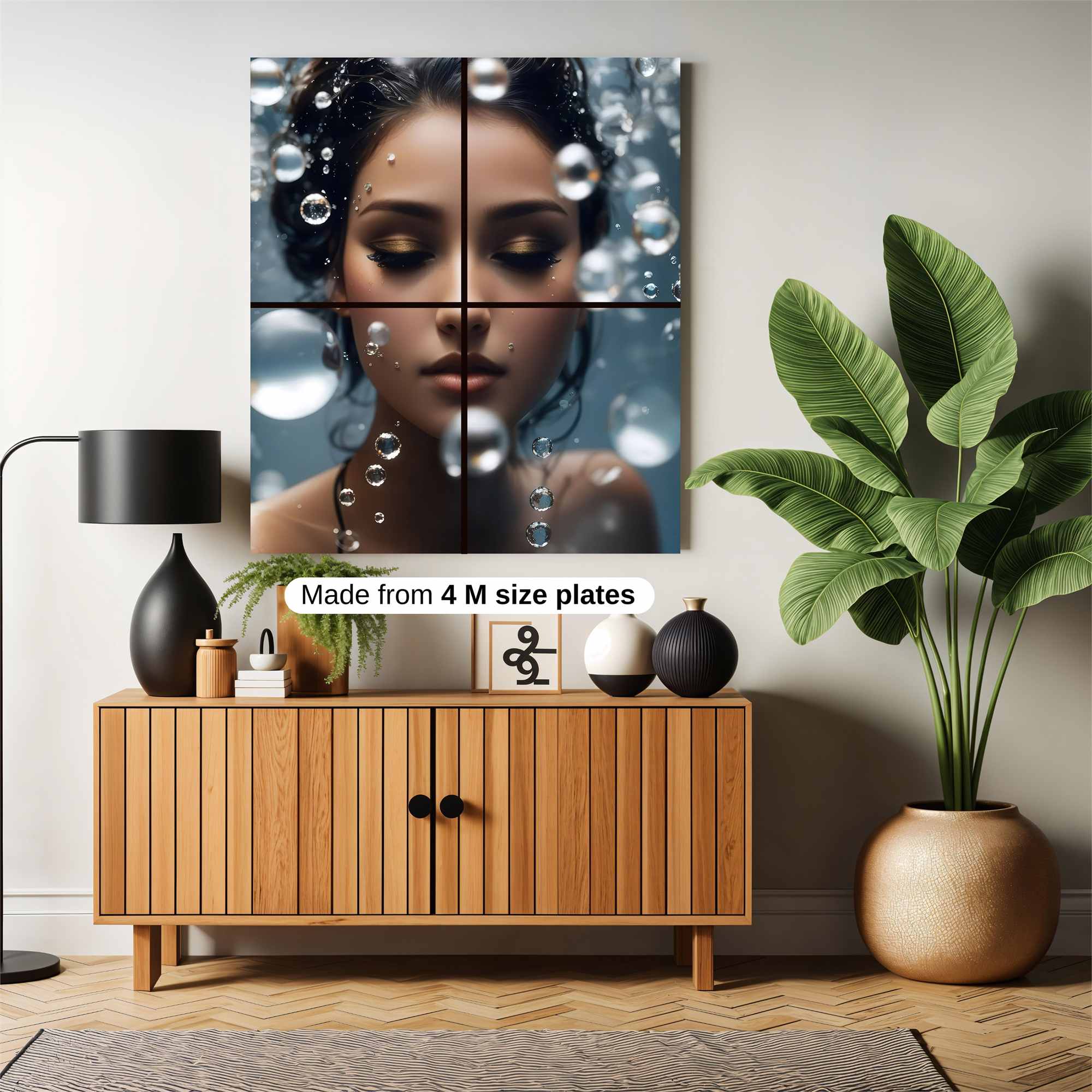 Bubbly Serenity Safe Wall Magnetic / M