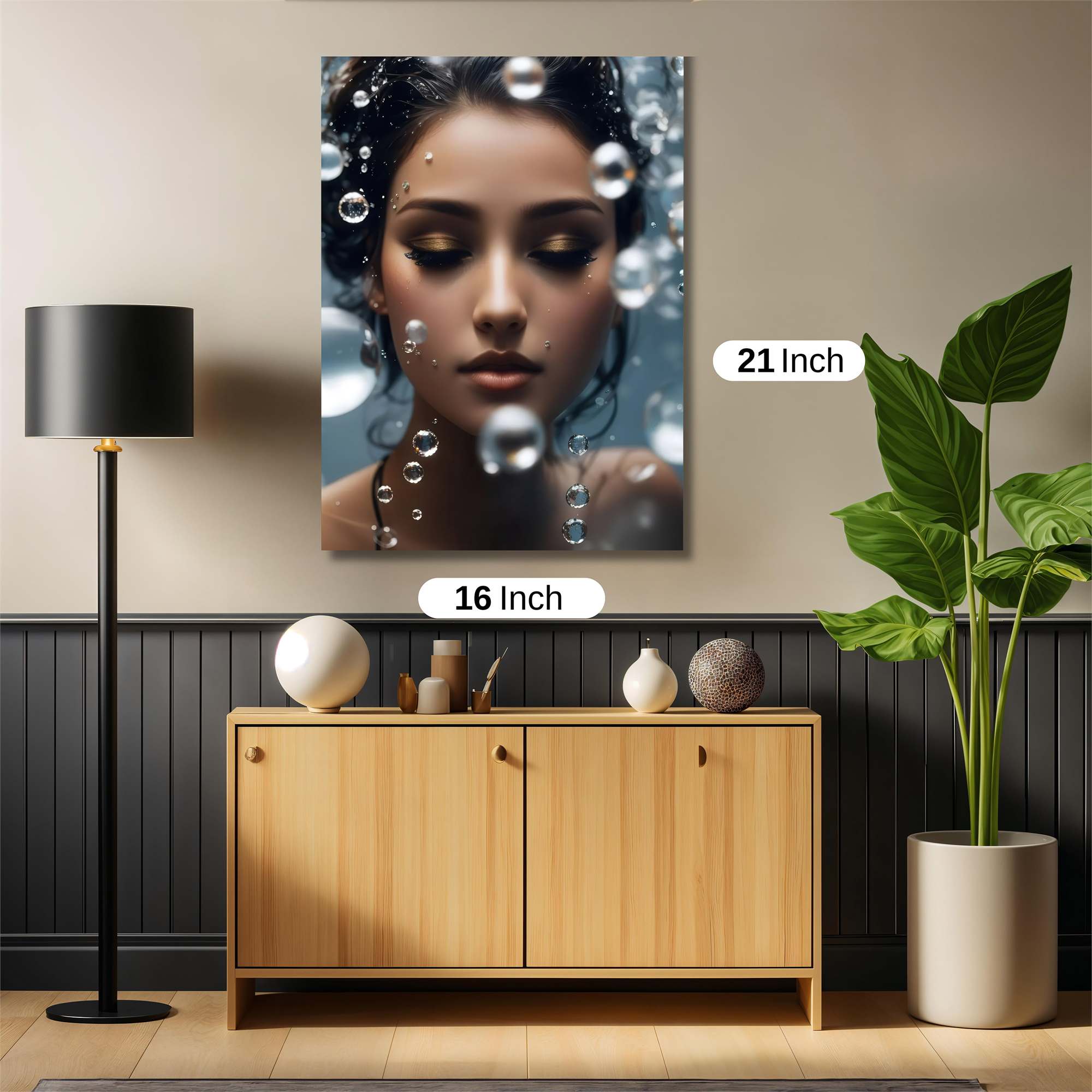 Bubbly Serenity Safe Wall Magnetic / M