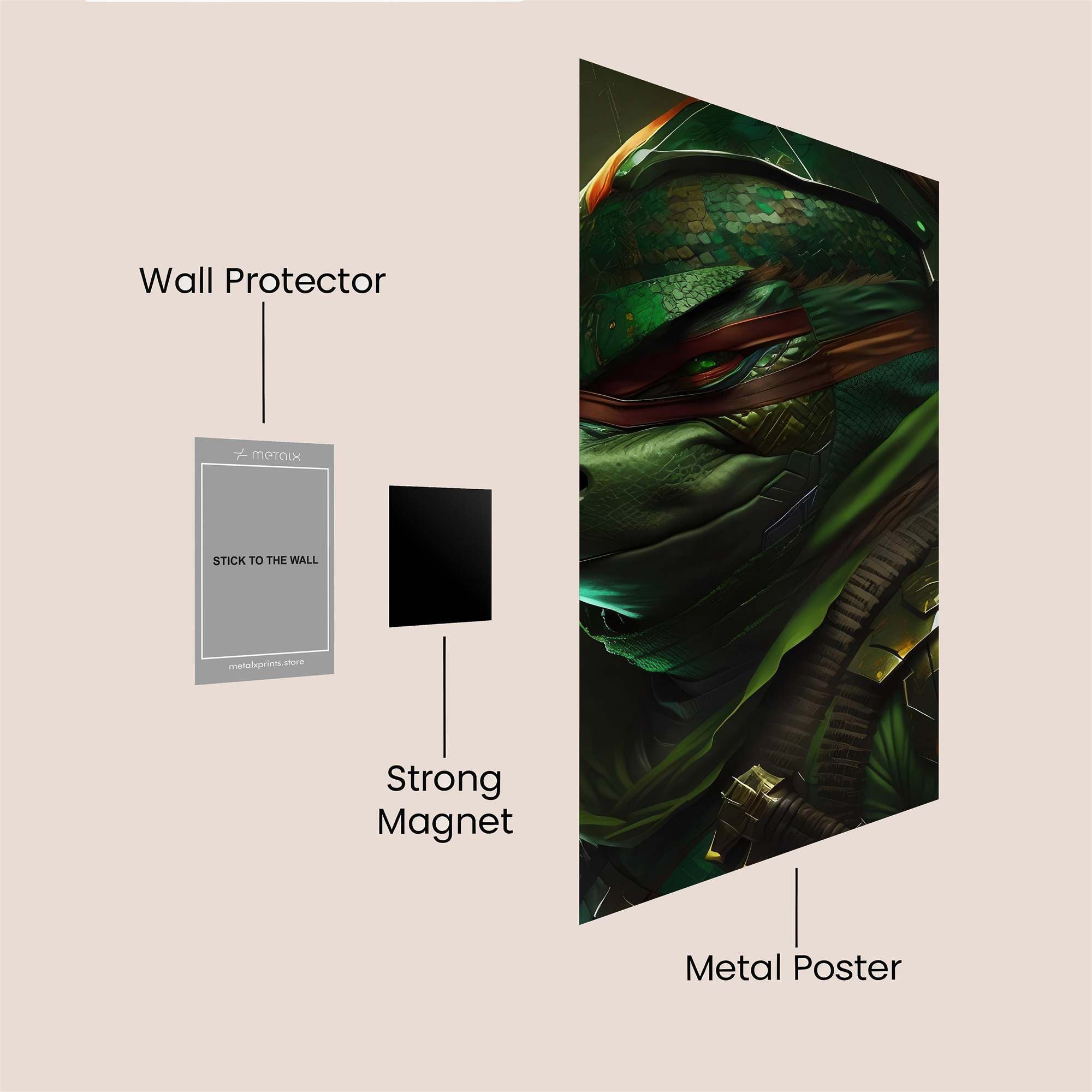 Raphael Resolute Safe Wall Magnetic / M