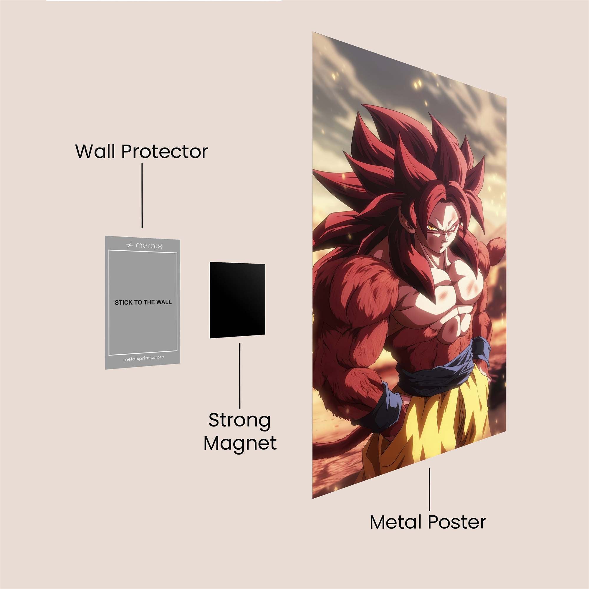 Broly Fierce Safe Wall Magnetic / M