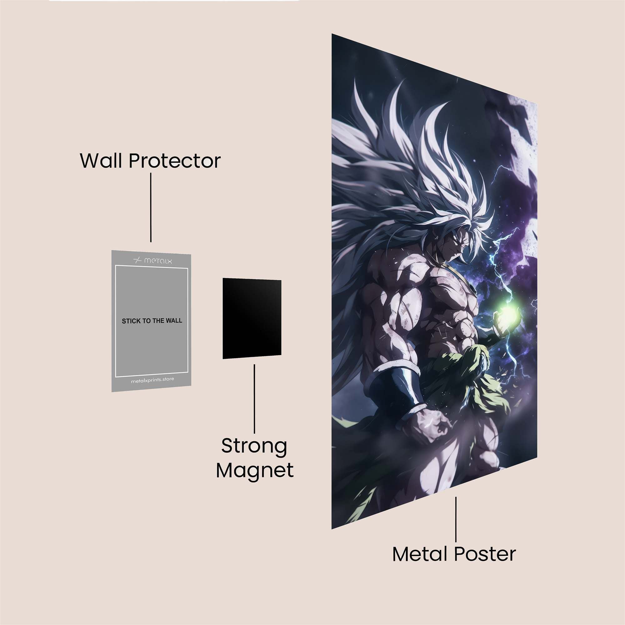 Broly Tempest Safe Wall Magnetic / M