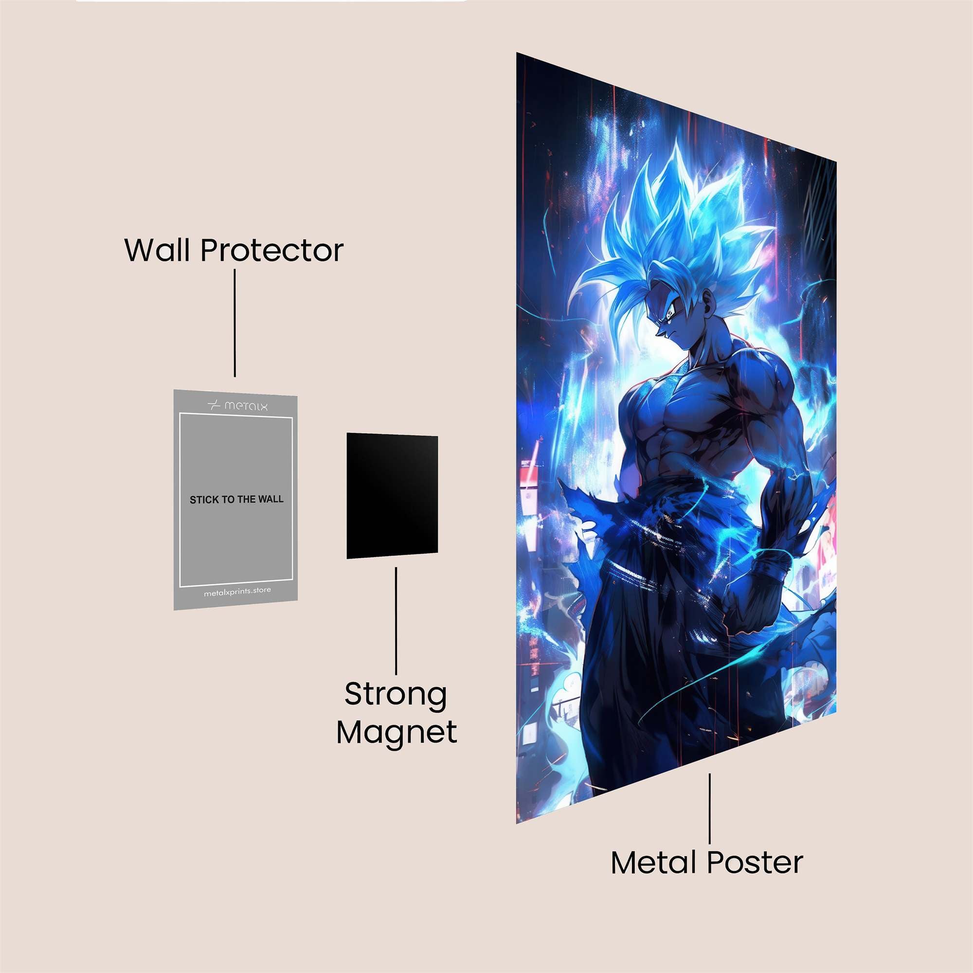 Goku Radiant Safe Wall Magnetic / M