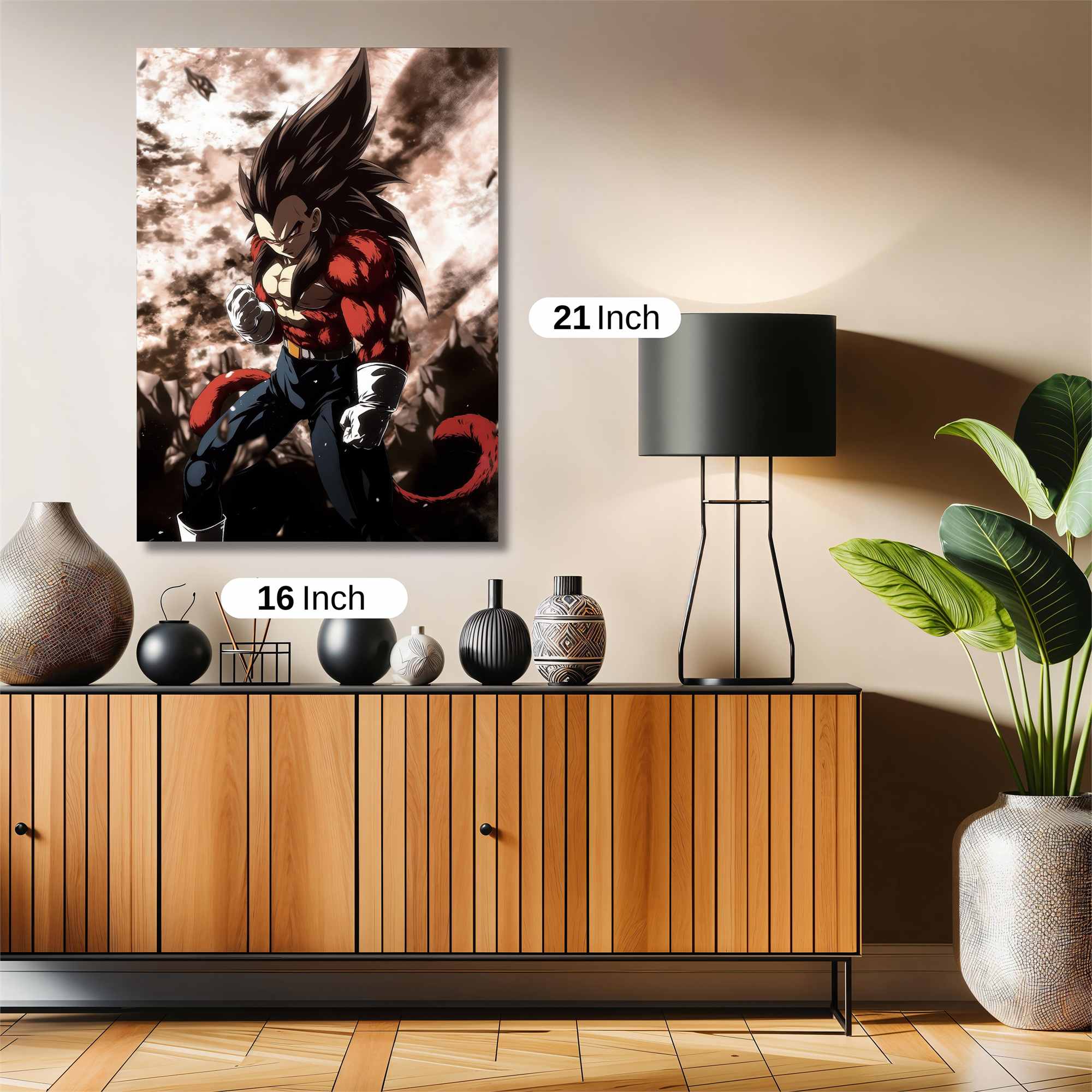 Vegeta Vengeful Safe Wall Magnetic / M