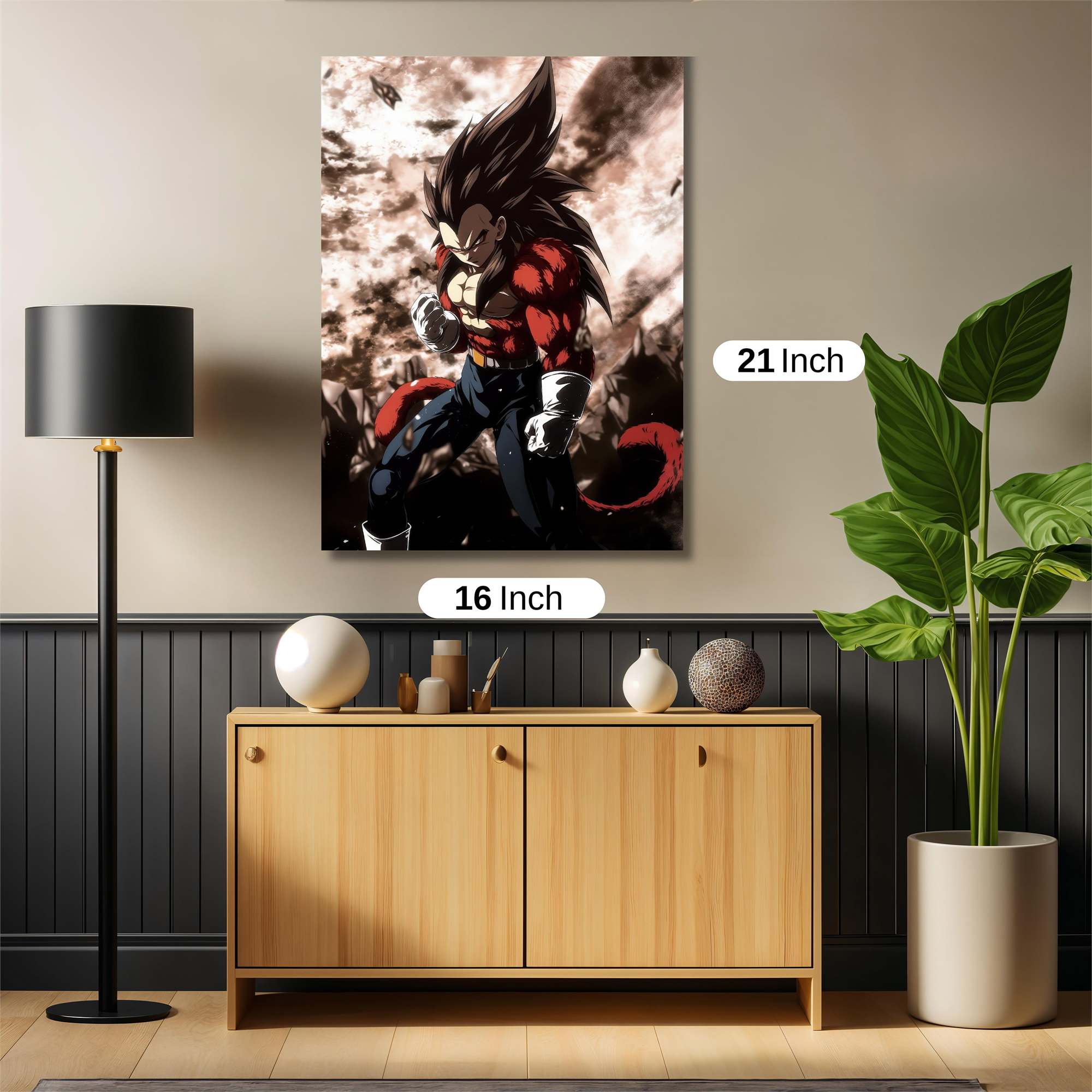 Vegeta Vengeful Safe Wall Magnetic / M