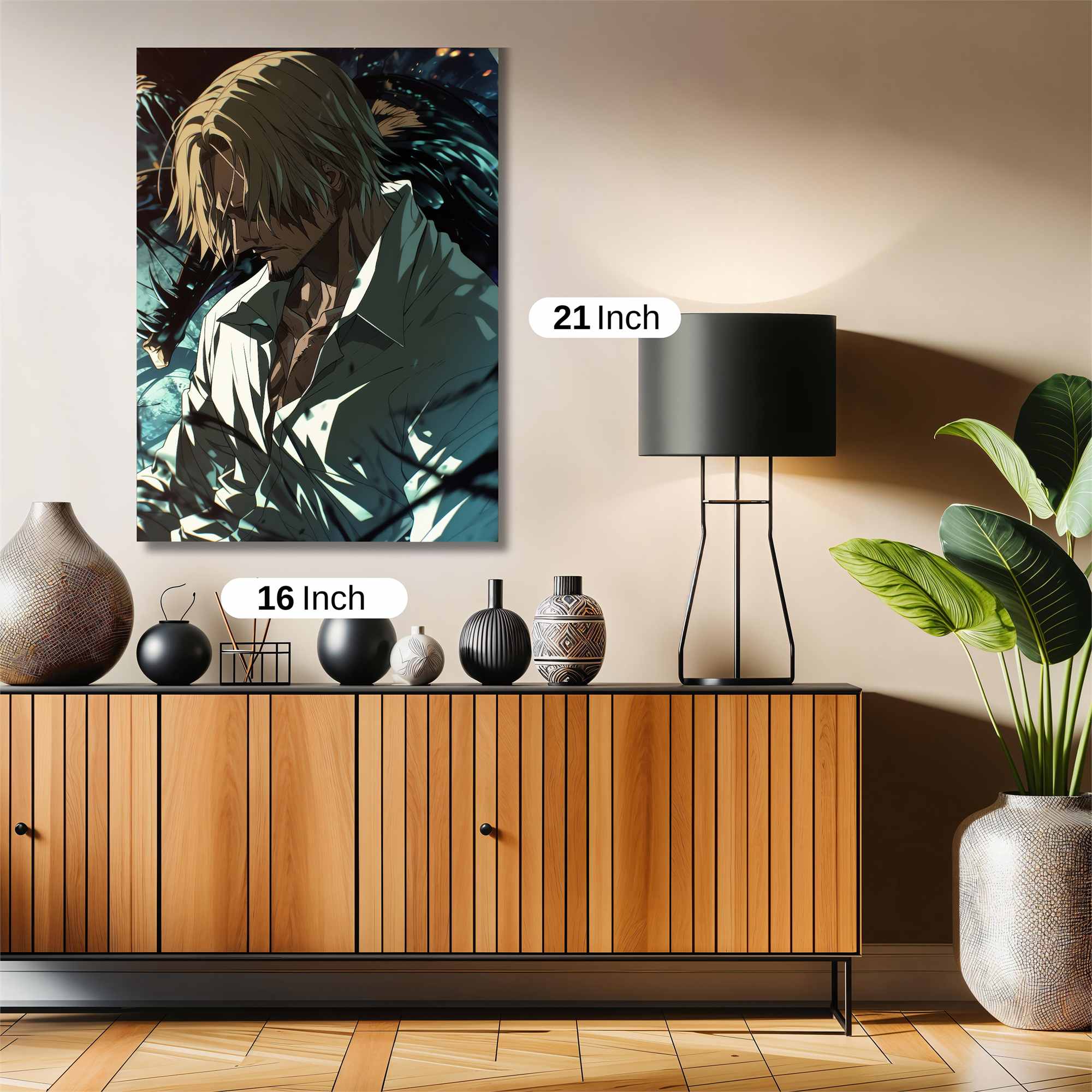 Sanji Sombre Safe Wall Magnetic / M