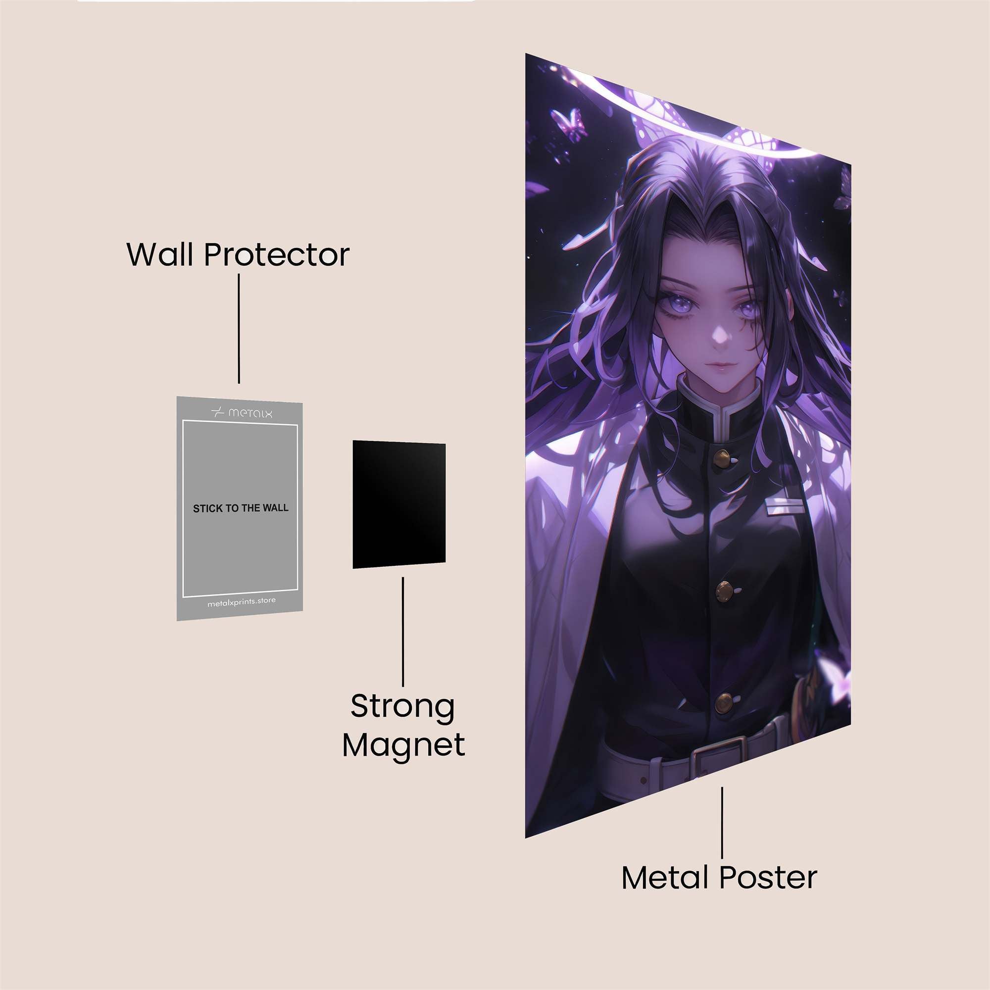 Shinobu Enigmatic Safe Wall Magnetic / M