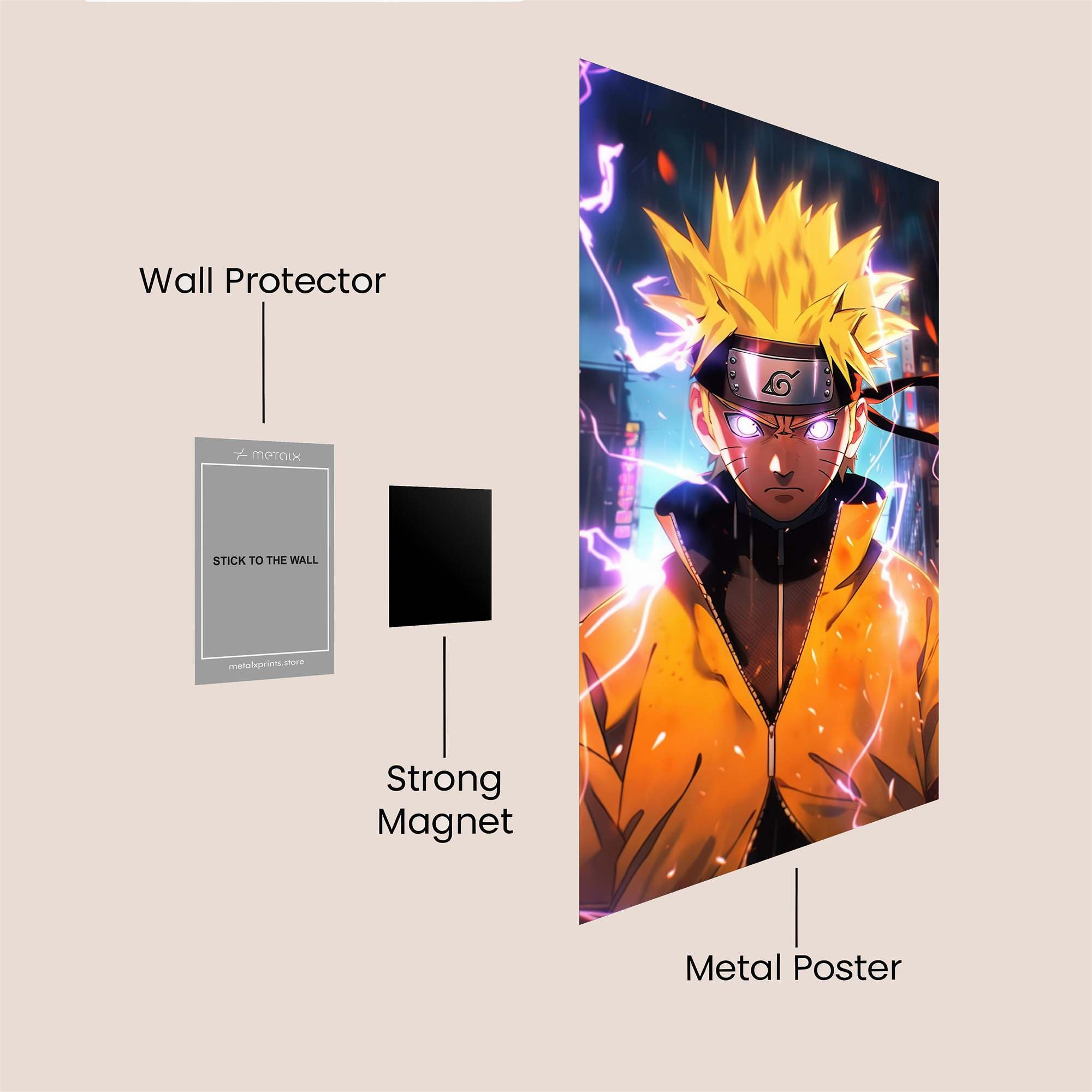 Naruto Electrifying Safe Wall Magnetic / M