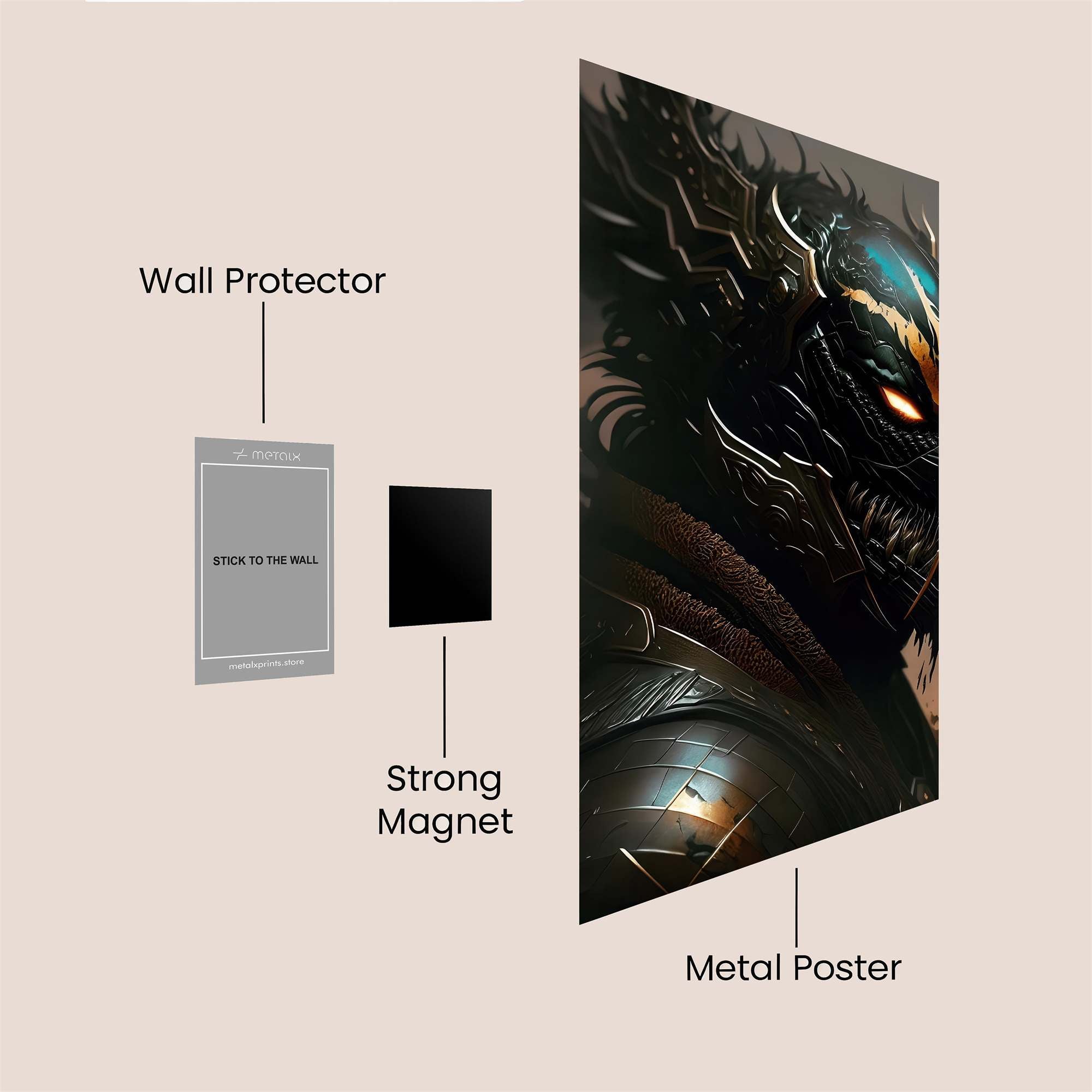Venom Menace Safe Wall Magnetic / M