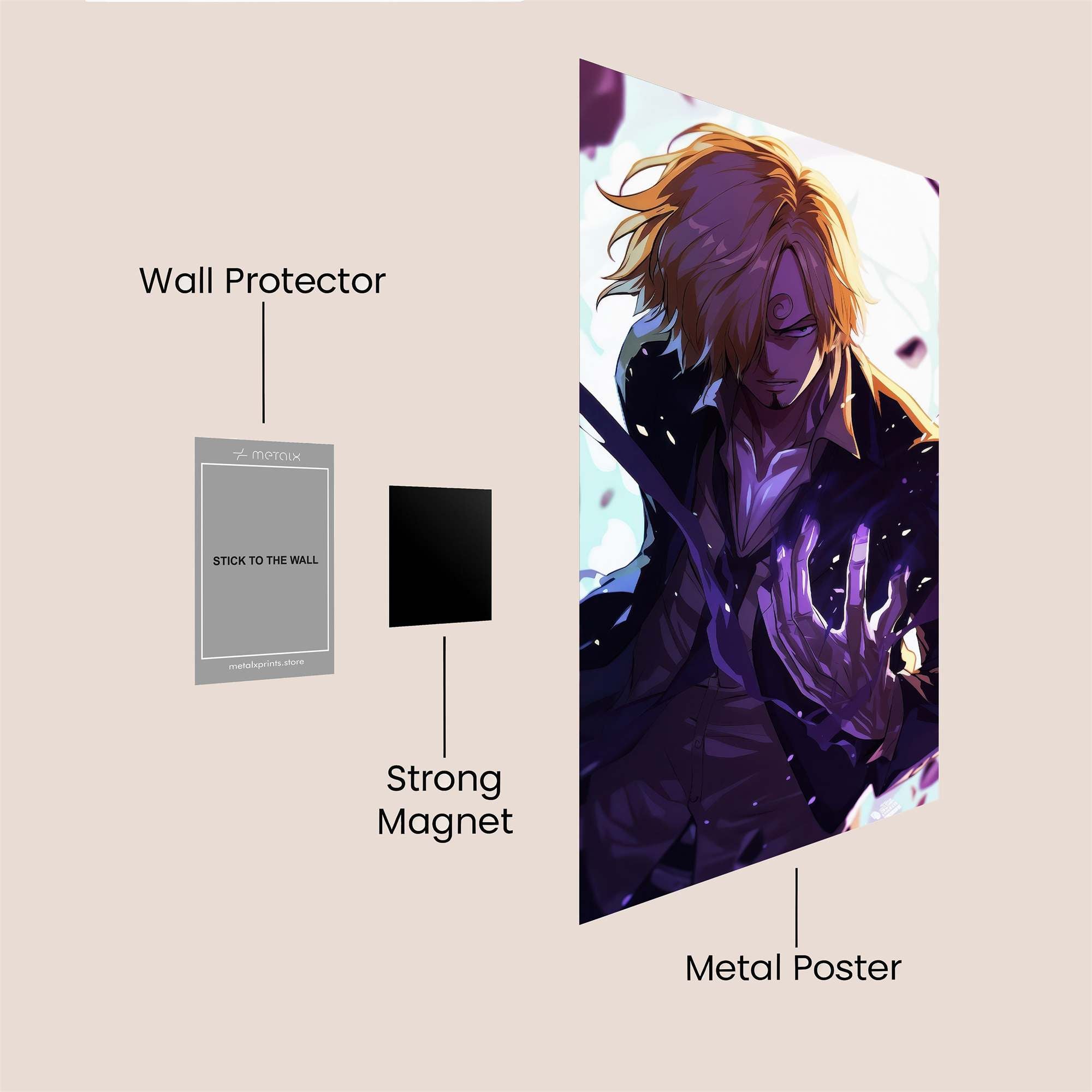 Sanji Despair Safe Wall Magnetic / M