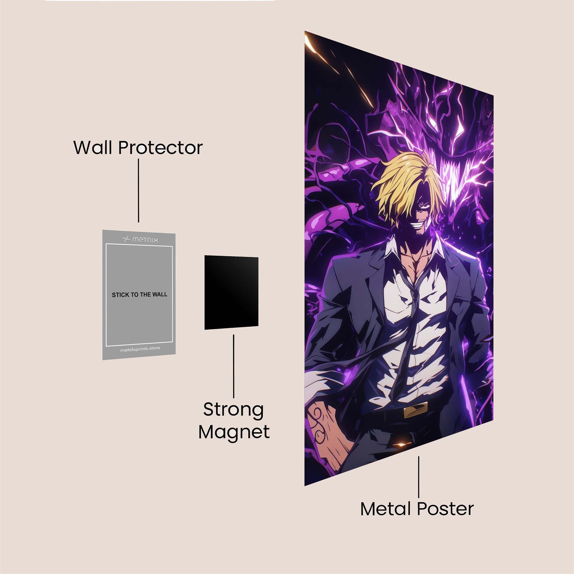 Garou Menace Safe Wall Magnetic / M