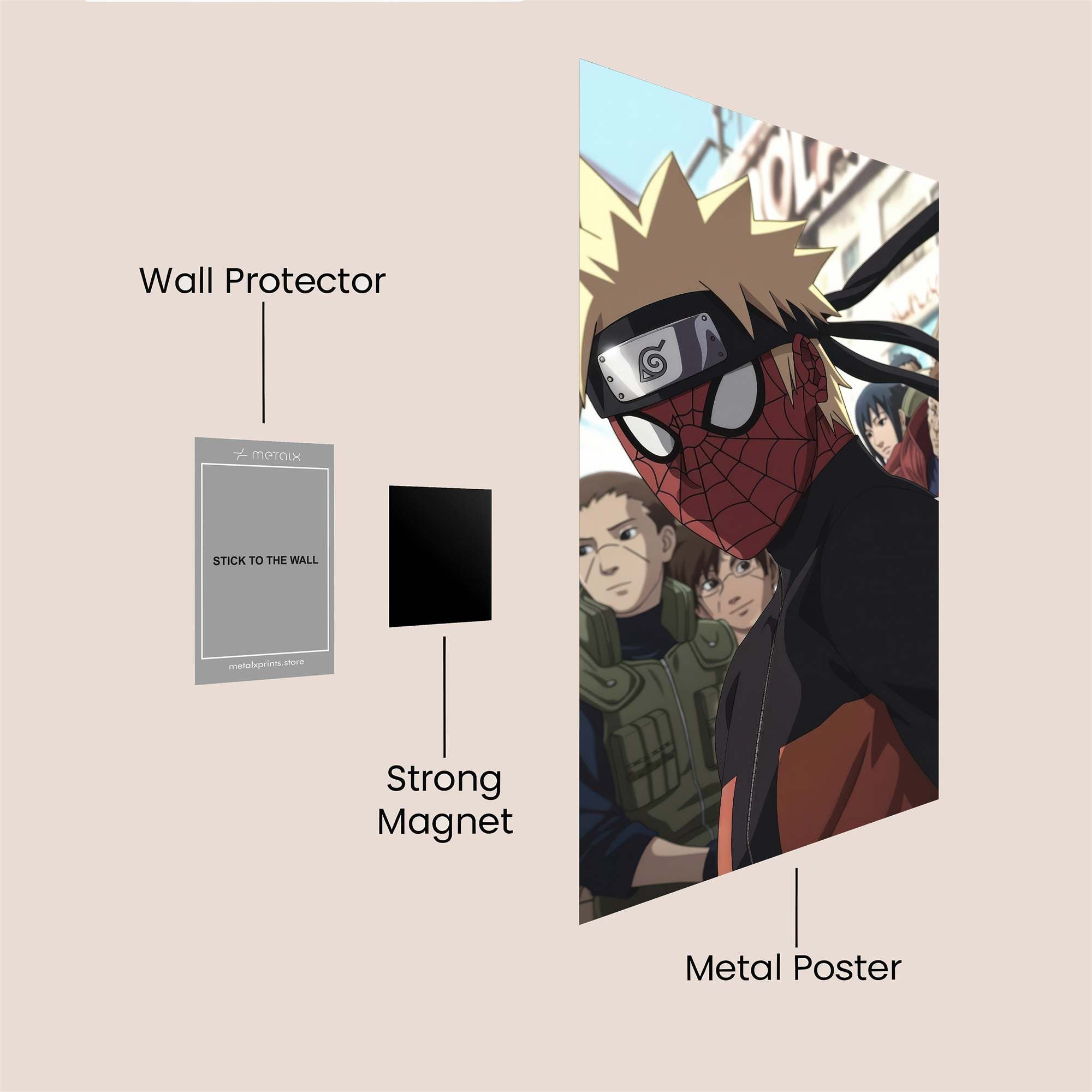 NarutoHeroic Safe Wall Magnetic / M