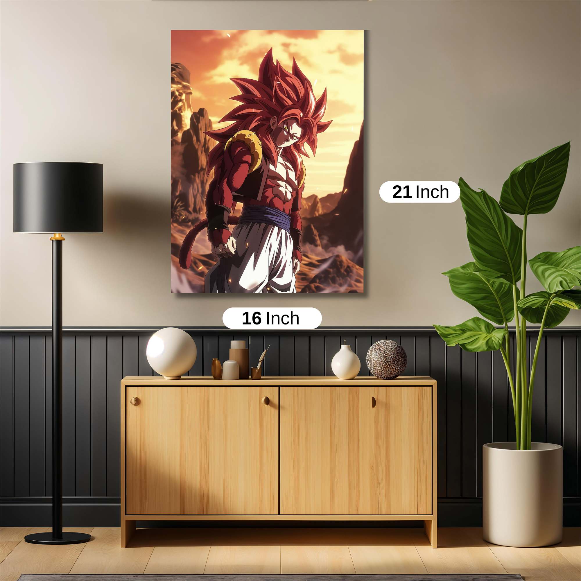 Broly Brooding Safe Wall Magnetic / M