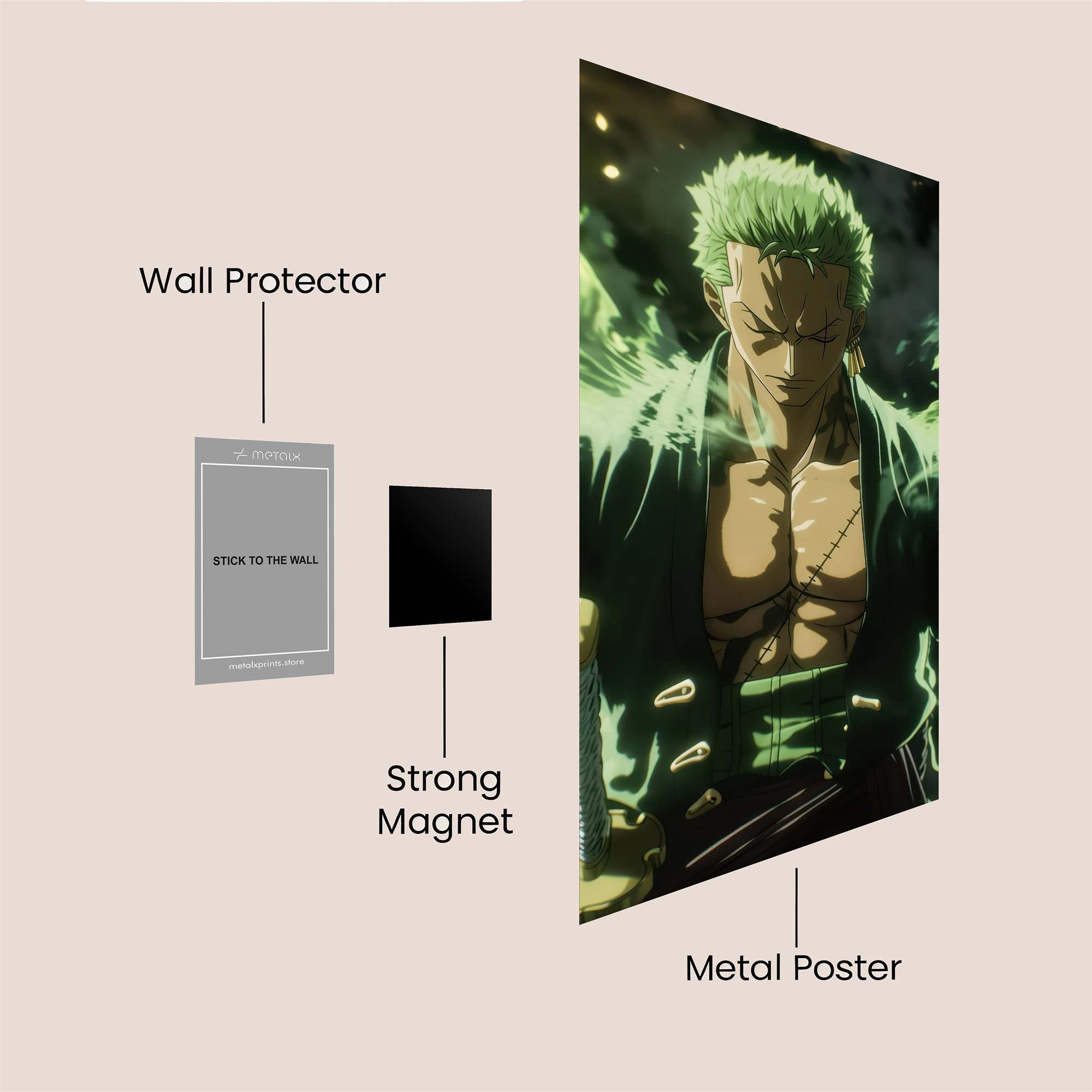 Roronoa Resolute Safe Wall Magnetic / M