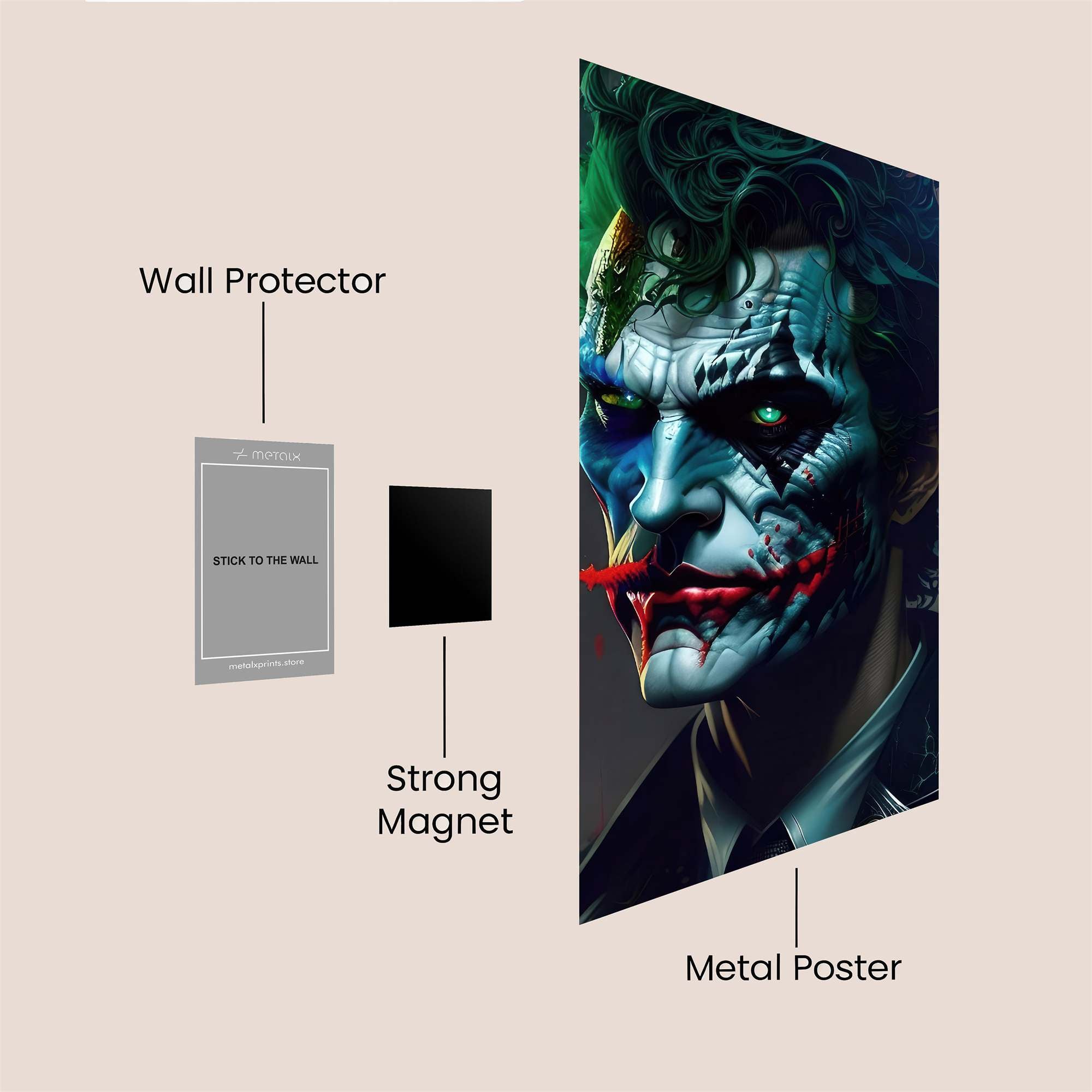 Joker Eerie Safe Wall Magnetic / M