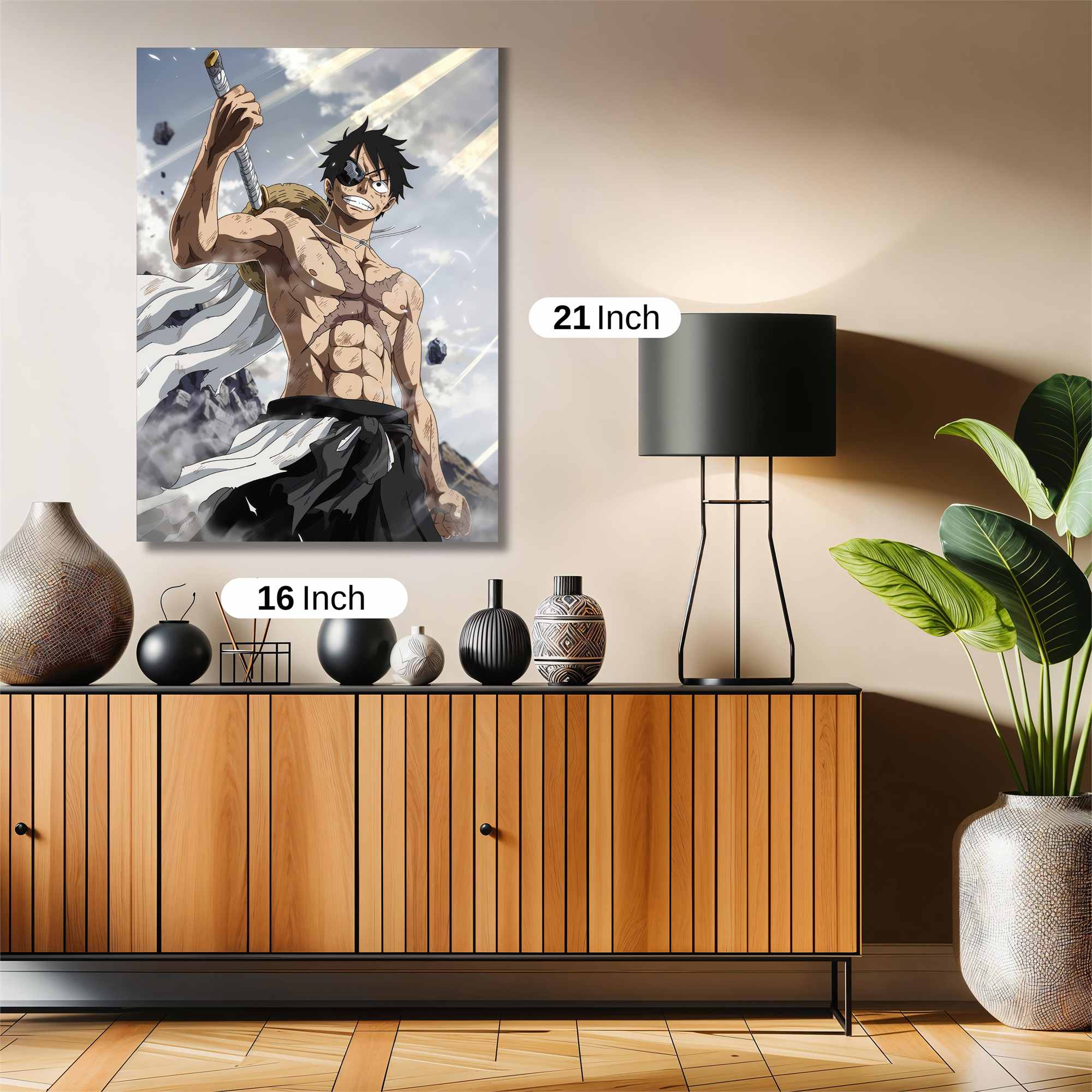 Luffy Radiant Safe Wall Magnetic / M