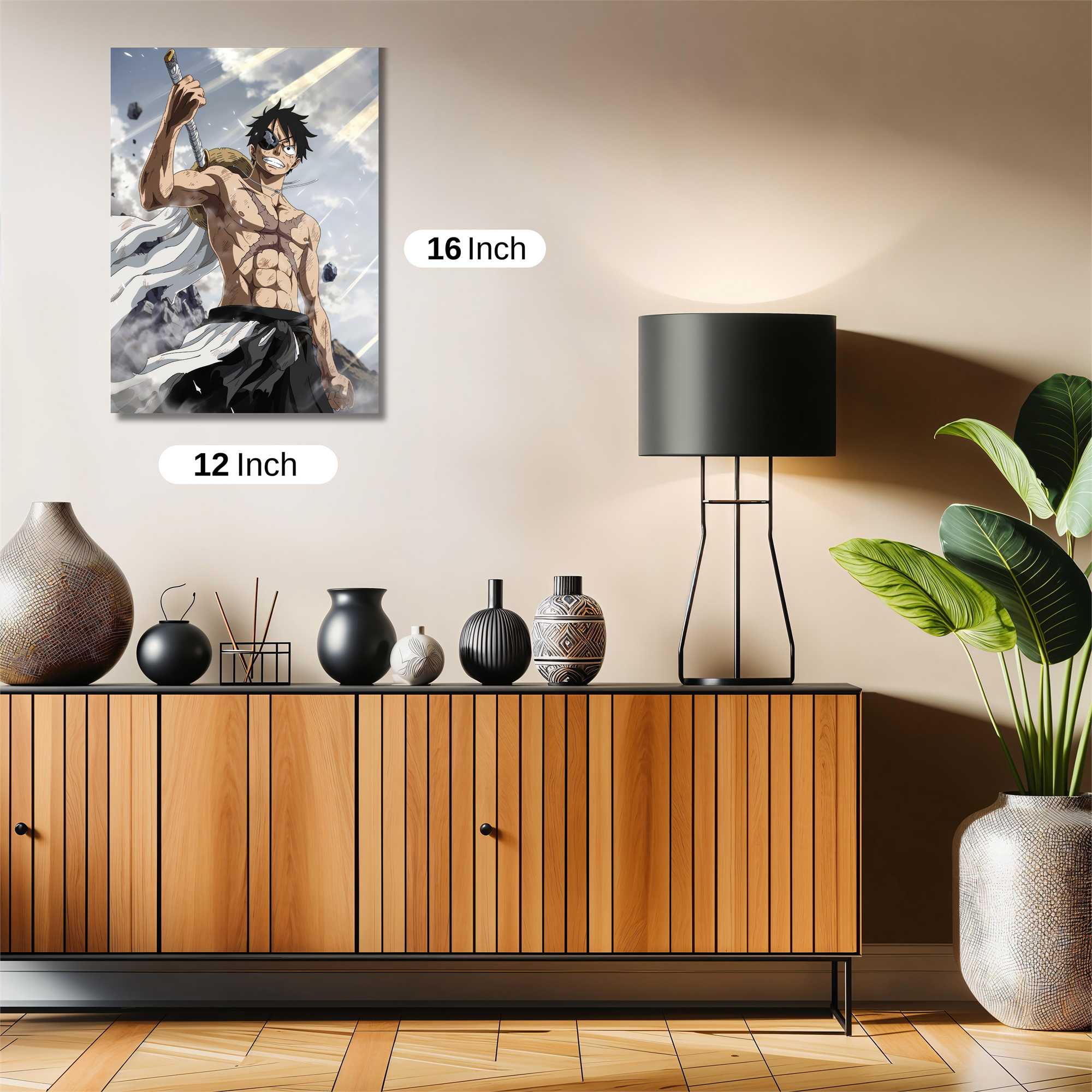 Luffy Radiant Safe Wall Magnetic / M