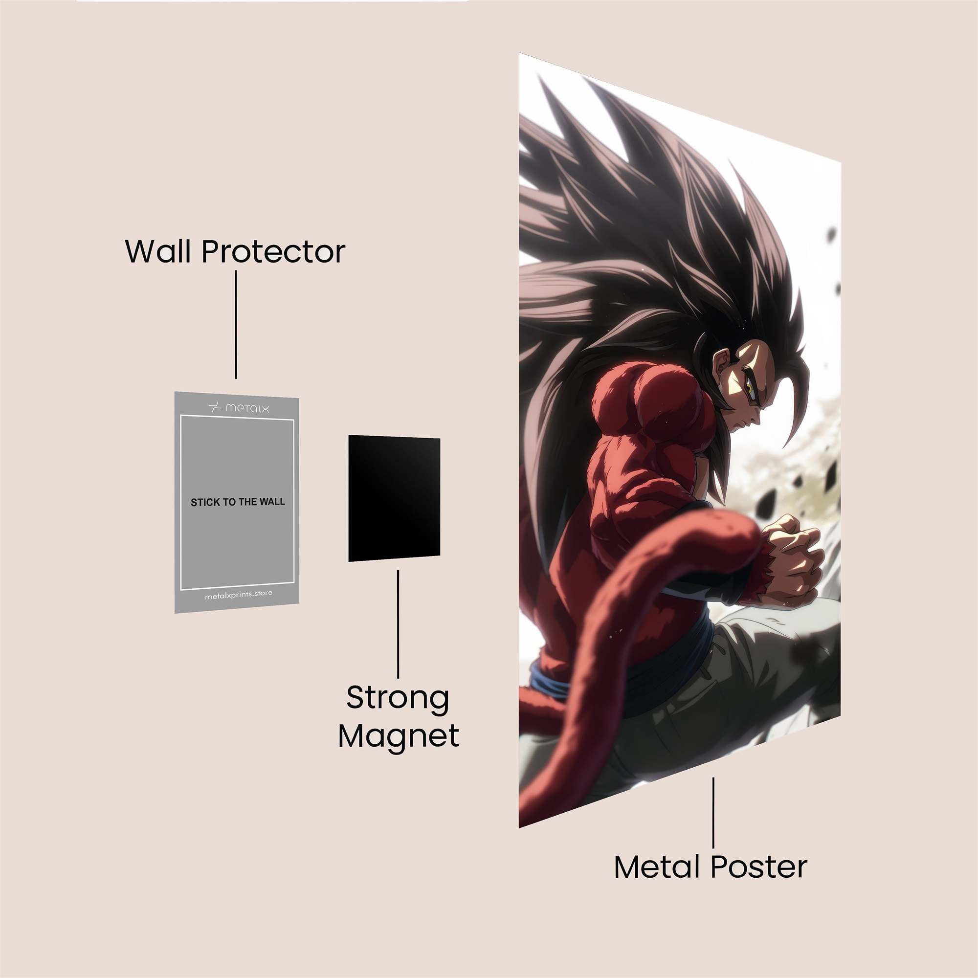 Broly Berserk Safe Wall Magnetic / M