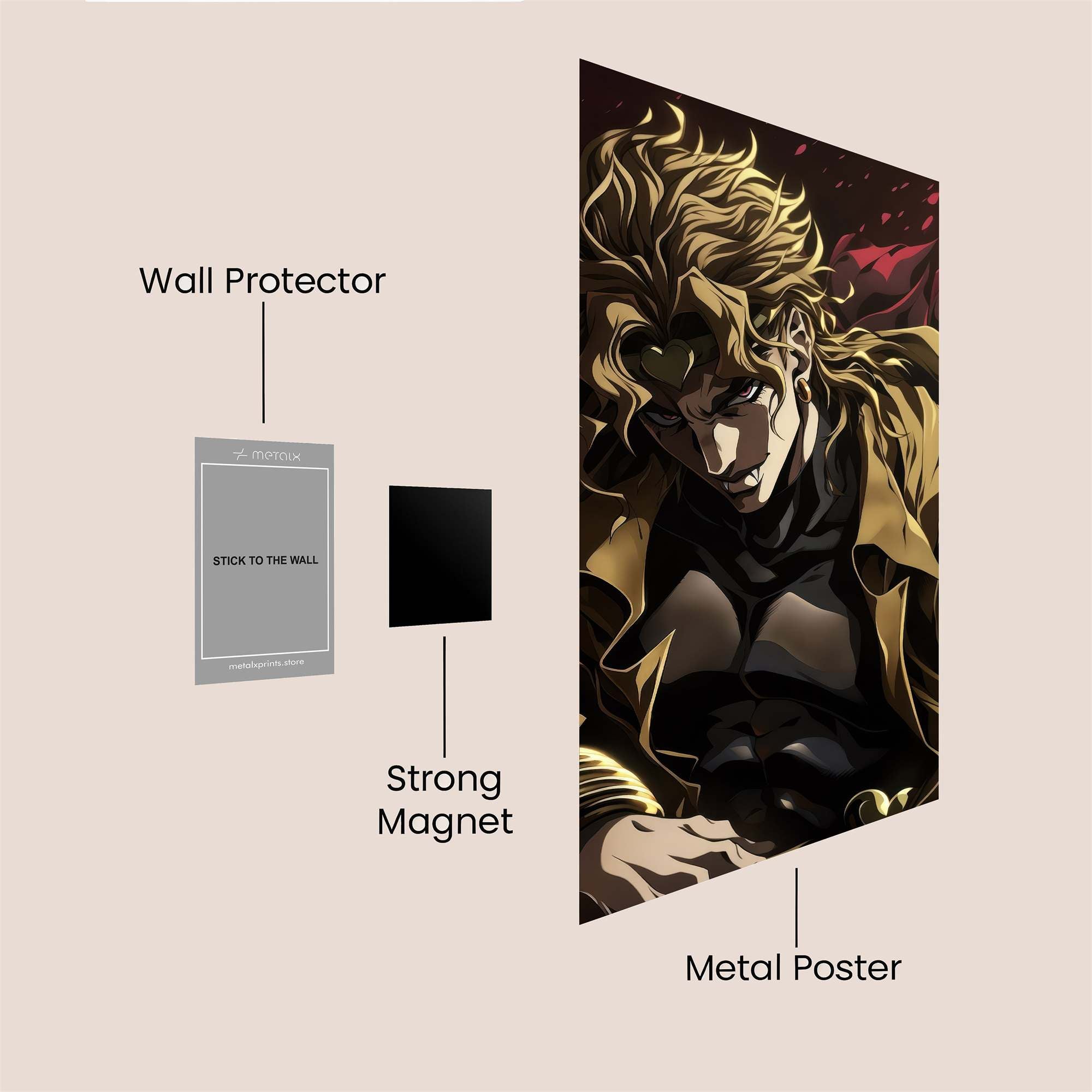 Dio Menace Safe Wall Magnetic / M