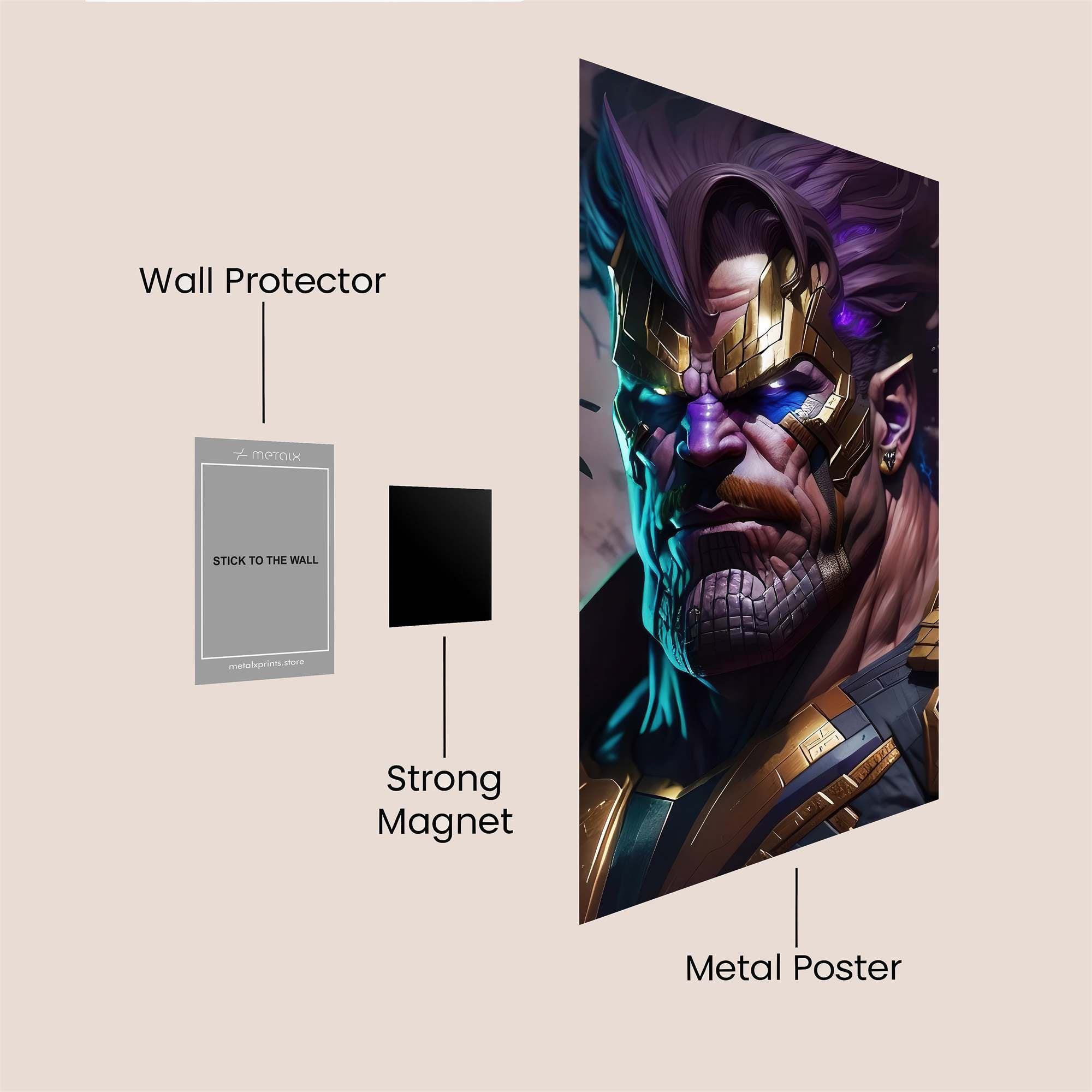 Thanos Tempestuous Safe Wall Magnetic / M